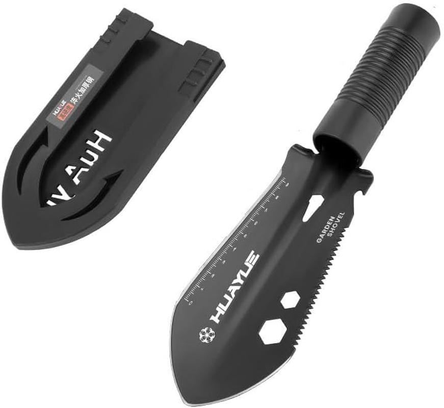 Backpacking Hiking Trowel, Garden Knife, Ultralight Small Camping Shovel, Multitool Compact Portable Small Shovel with Carrying Pouch,For Digging, Gardening, Outdoor Camping, Survival image number 3