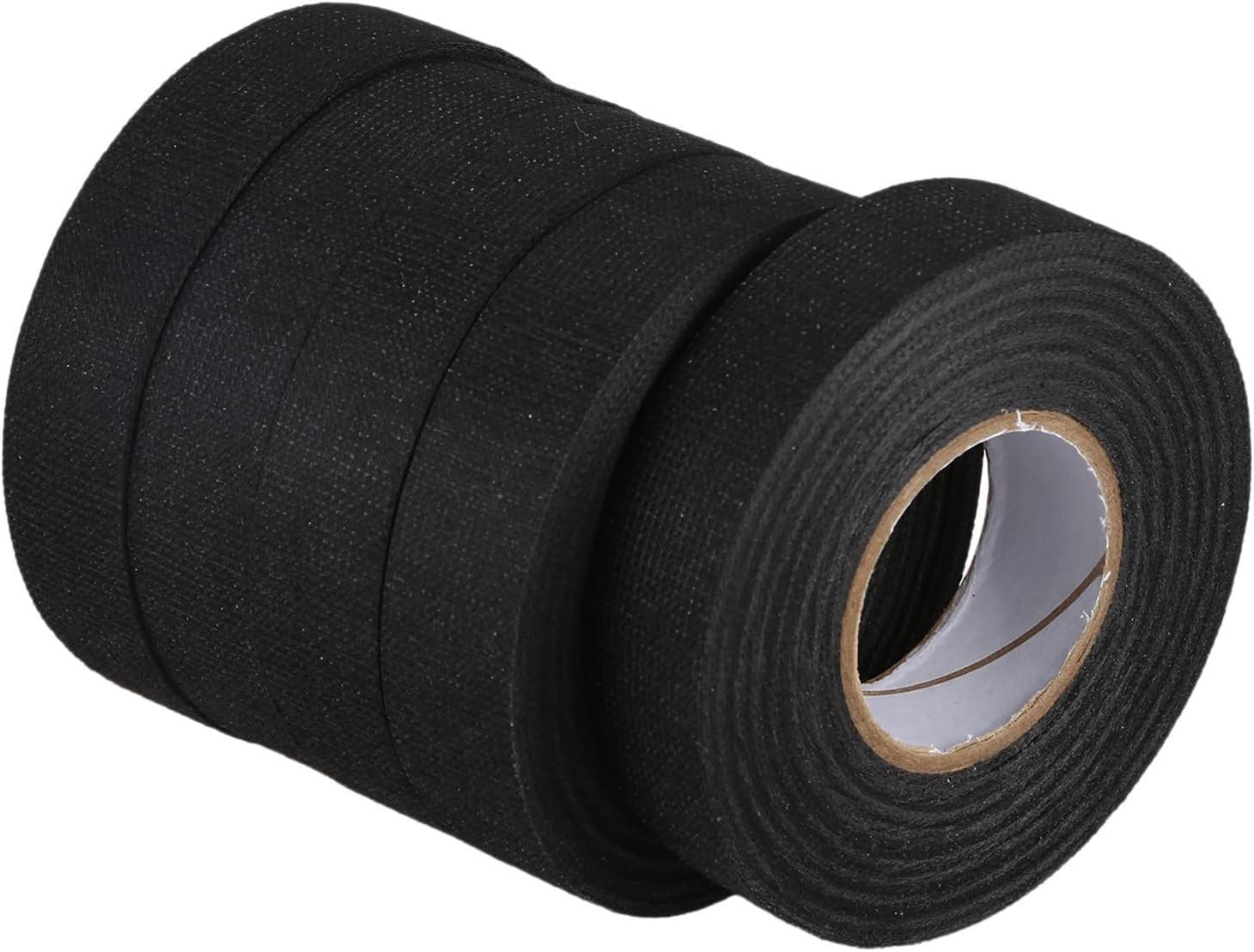 15Pc Heat- Wiring Harness Tape Looms Wiring Harness Cloth Fabric Tape Adhesive Cable Protection 19Mm X 15M image number 6