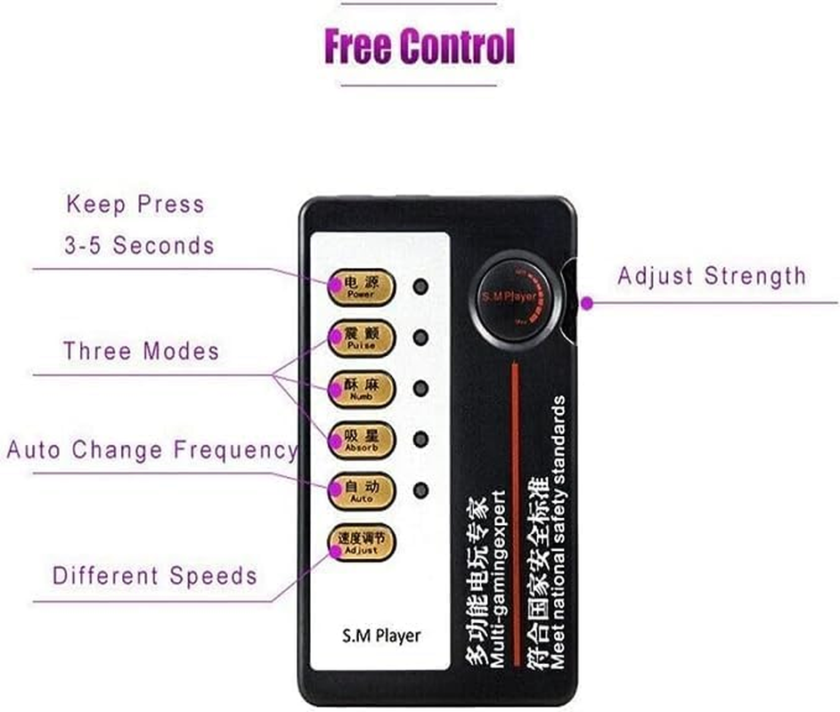 Electric Penis Rings Extender Enlarger Enhancer Cock Rings Electric Shock Cock Penis Rings Cock Rings for Adult Men Sex Toys image number 3