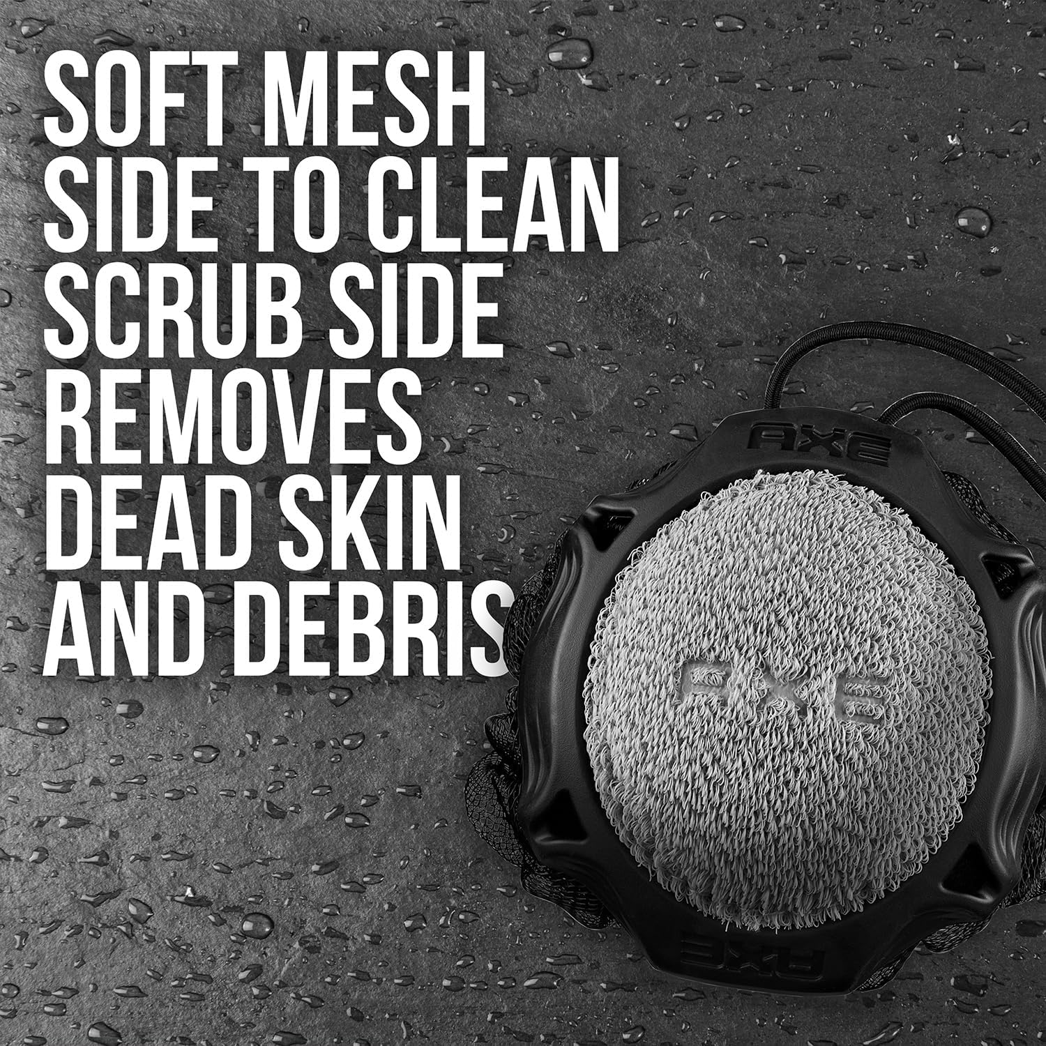 Axe Detailer 2-Sided Shower Tool, Colors May Vary 1 Ea