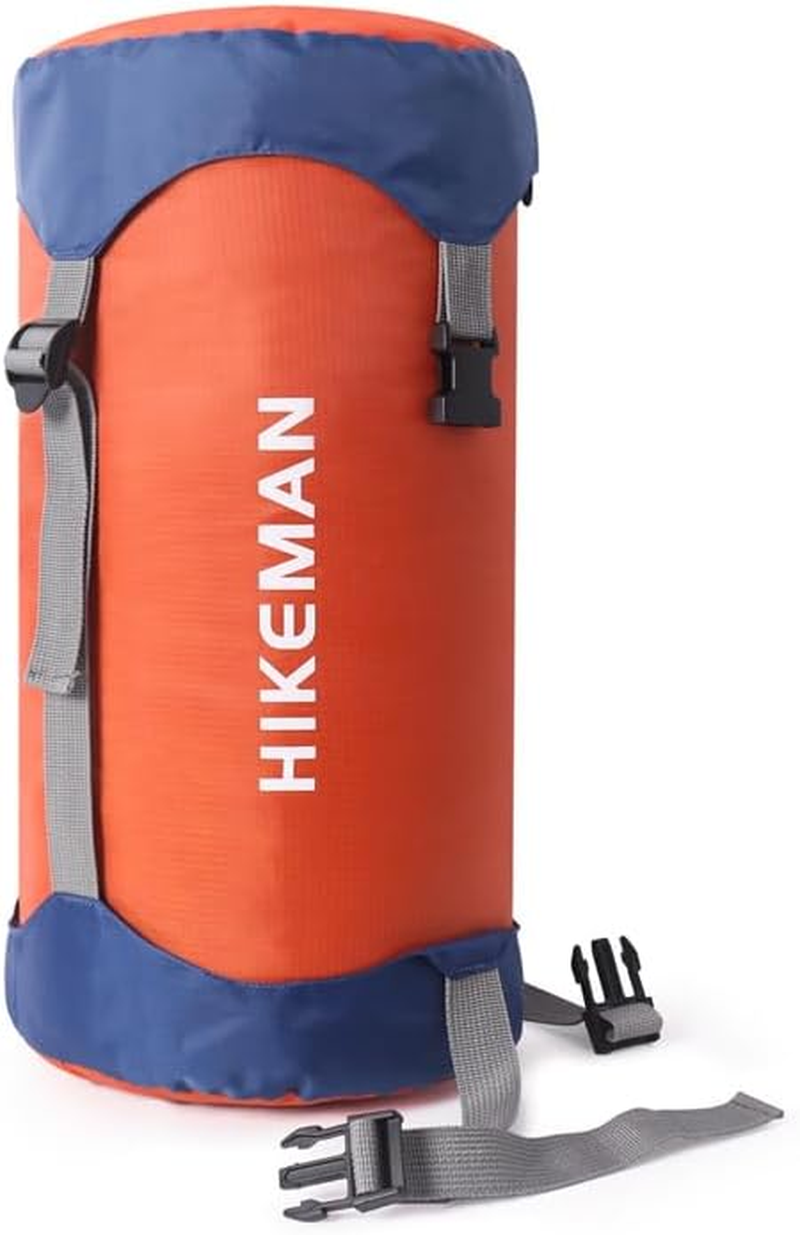 AIMALL Waterproof Compression Stuff Sack Outdoor Camping Storage Bag Sleeping Bag Cover, Adjustable Straps, 4 Sizes, Tear-Resistant image number 4