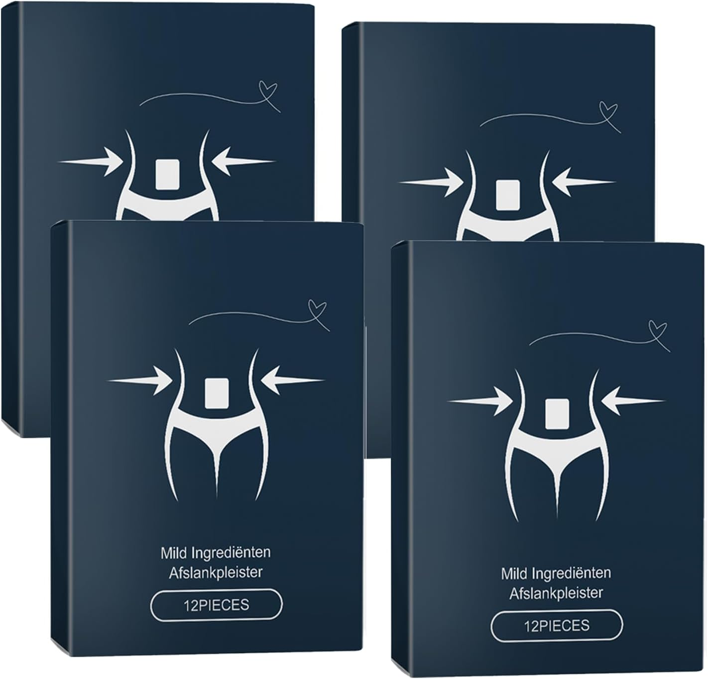 Rejuvacare Ozem Patch, Belly Button Patches for Weight Loss, Firming, Moisturizing & Natural Ingredients for Women & Girls (4 Box)