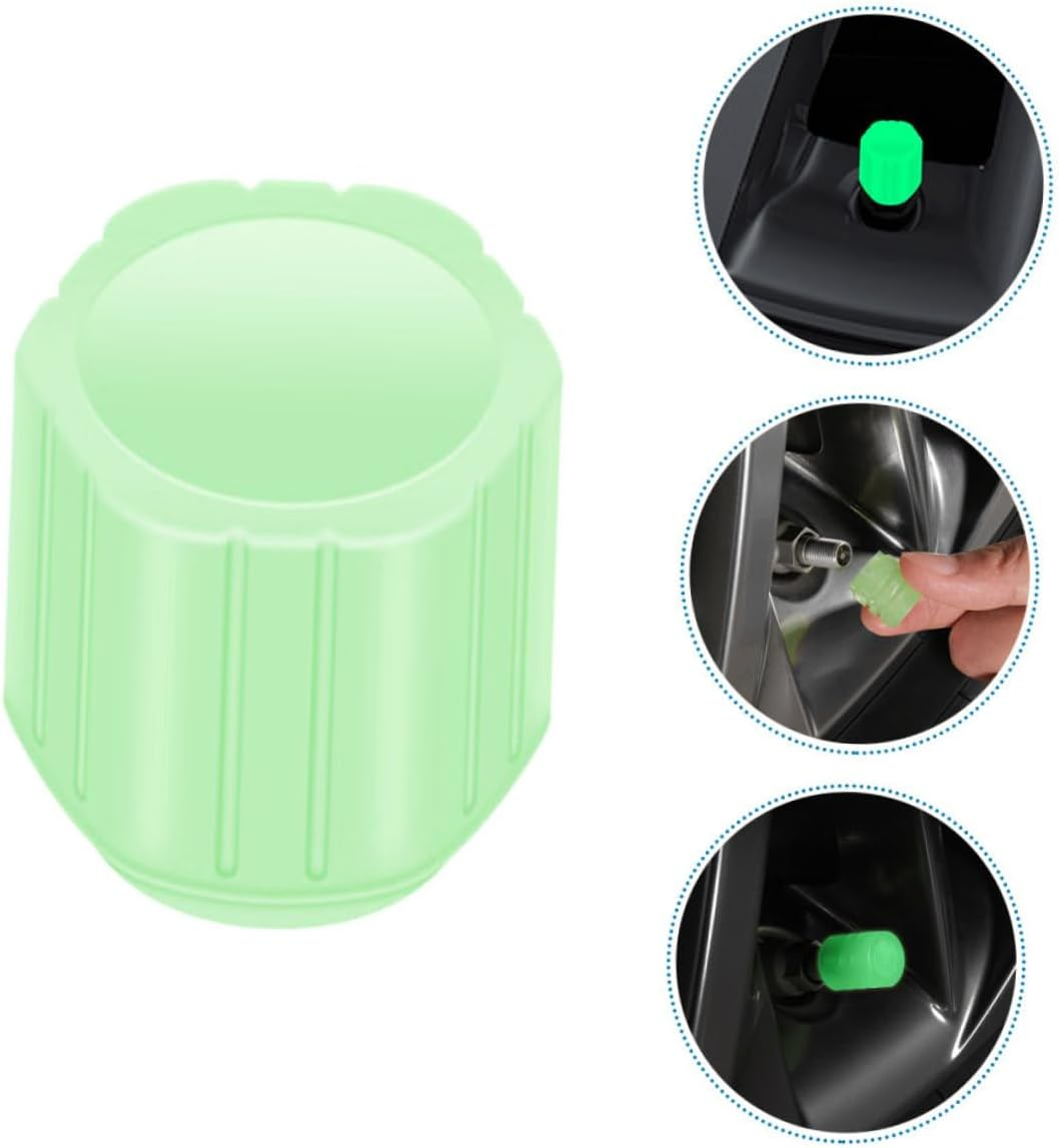 24Pcs Glow-In-The-Dark Tyre Valve Caps Car Tire Valves Stem Caps Decorative for Car SUV image number 3