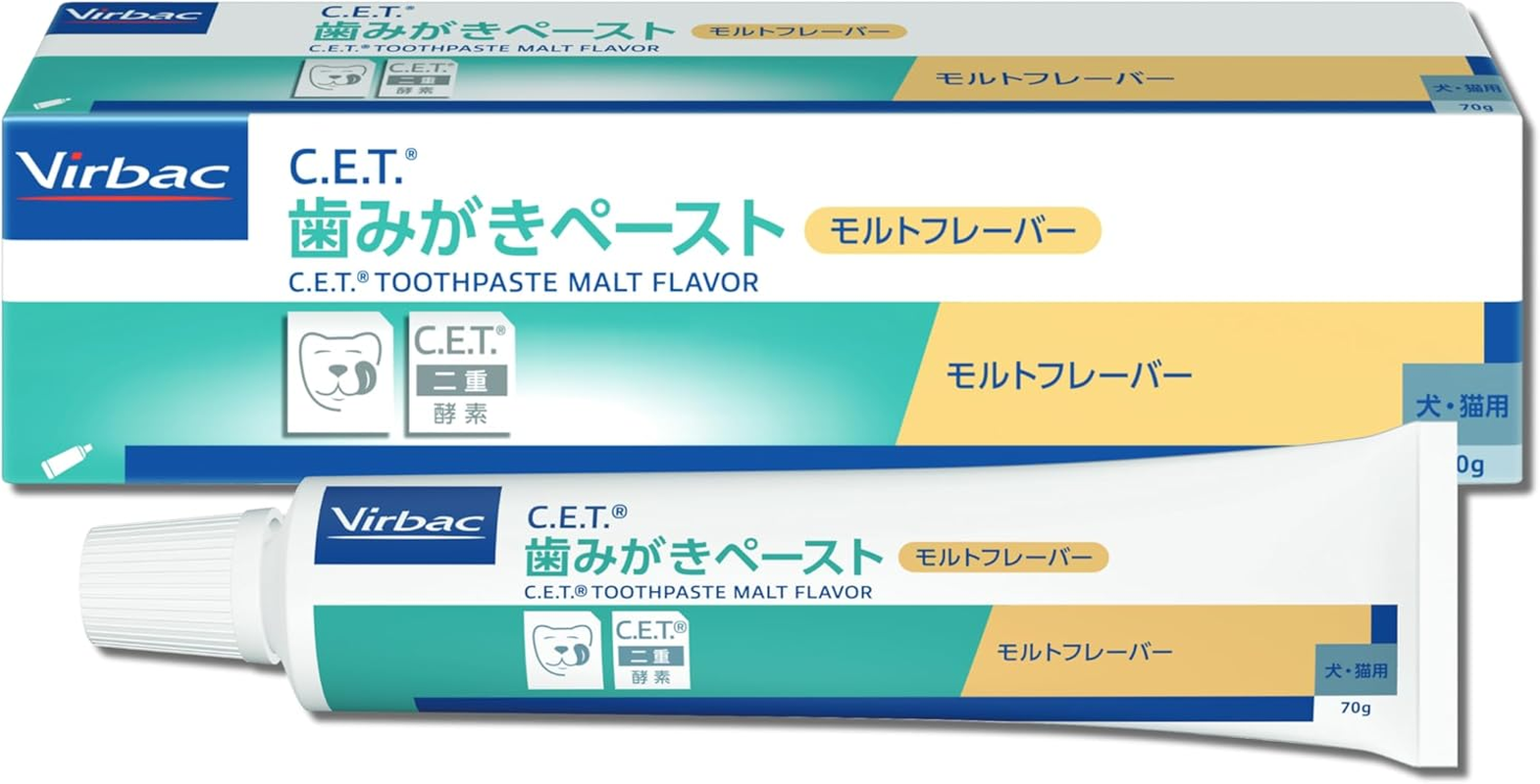 Virbac C.E.T. Toothpaste Paste, Seafood Flavor, 2.5 Oz (70 G) image number 2