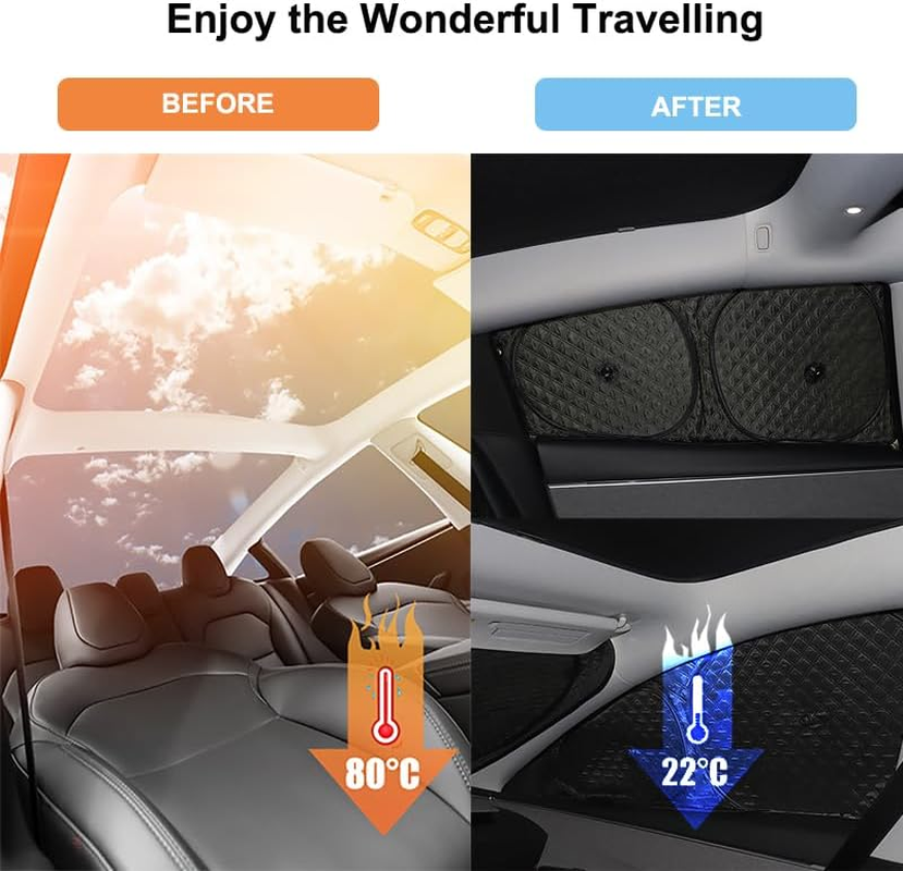 Wedoi Upgraded Camping Privacy Curtain 8 Pieces for Tesla Model 3 2017-2025 Window Sunshade for Model 3 Highland Camping Shades Windshield Sunshade Privacy Screens Fortesla Accessories image number 1
