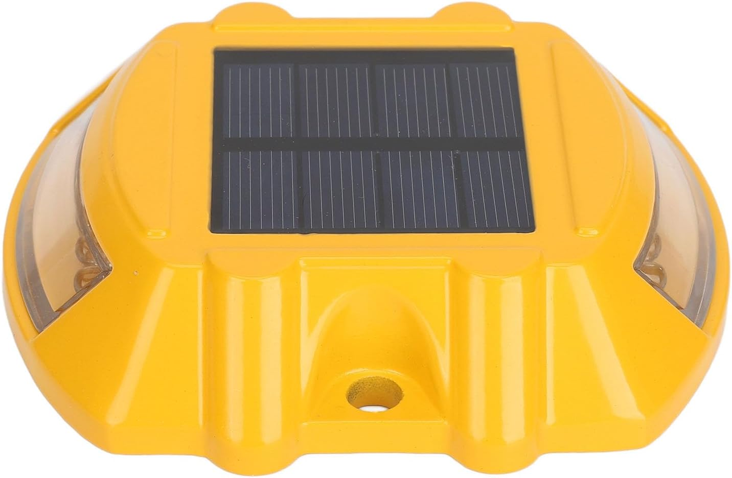 LED Driveway Lights, IP68 Waterproof High Brightness Solar Dock Lights Easy Installation Safe for Garden for Patio (Yellow Light) image number 2
