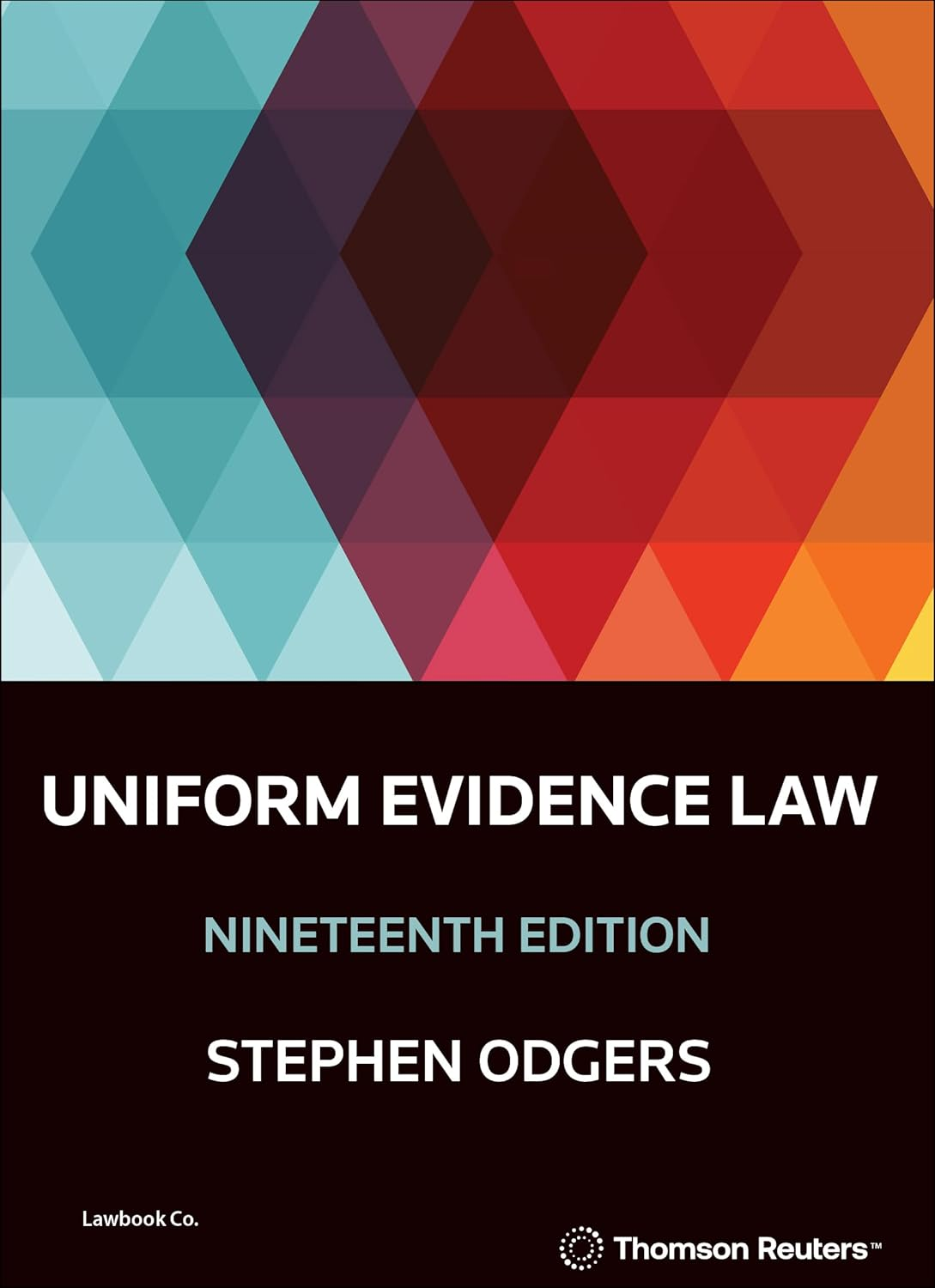 Uniform Evidence Law 19Th Edition - Book