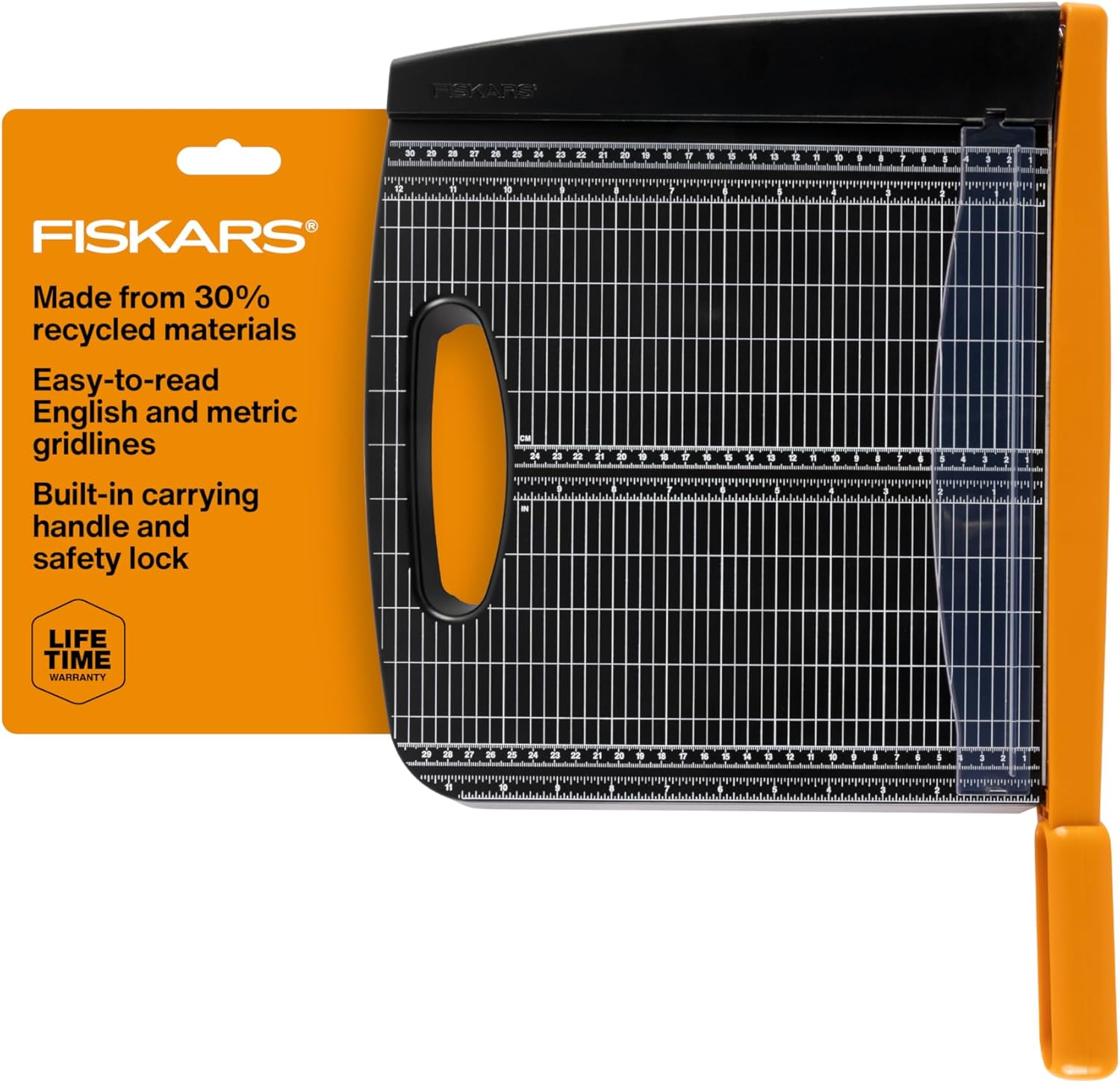 Fiskars Recycled 12-Inch Bypass Trimmer (01-005452), Black image number 5