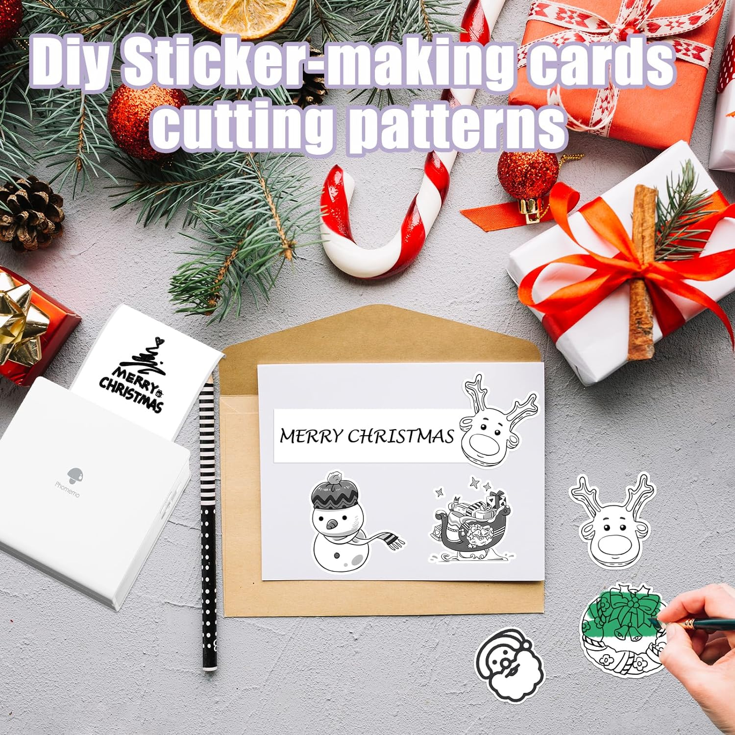 Memoking White Adhesive Thermal Sticker Paper, for M02 M02Pro M02S M03 M04S M04AS Mini Printer, 50Mm X 3.5M/Roll, Diameter 30Mm, 3 Rolls, Compatible with Phomemo Printer Paper, Keep for 20 Years image number 1