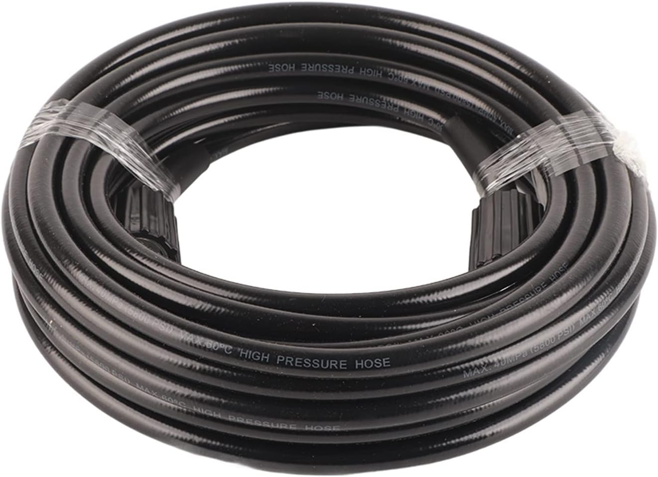 HIGH Pressure Washer Replacement Hose Sturdy Rubber Material 33FT 5800PSI Suitable for RYOBI Cleaning Gun M22 Connection image number 1