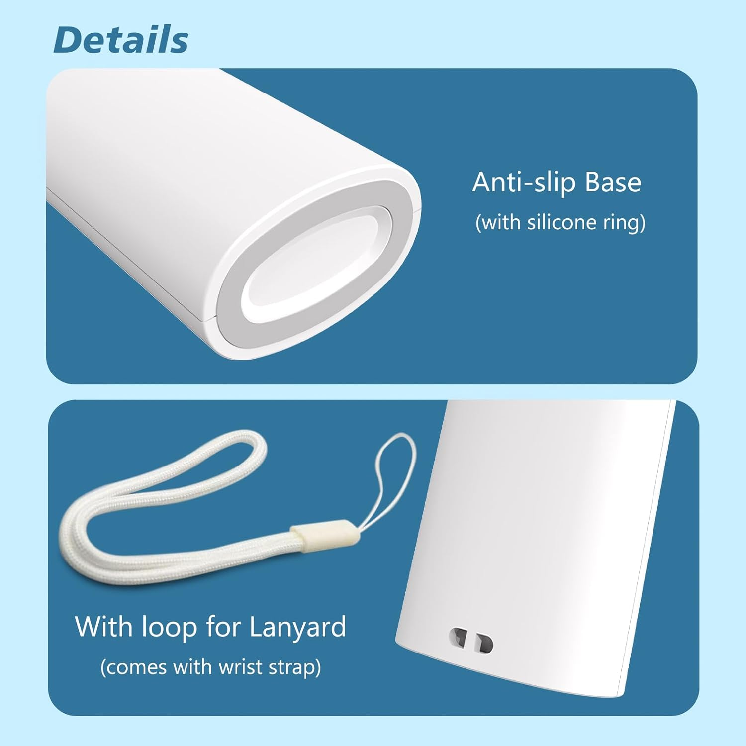 RUPEWA Rechargeable Handheld Fan, 4000Mah Battery & 5 Speed Settings, Portable Personal Fan for Outdoor, Travel, Office, Home, Camping, Beach Use image number 6