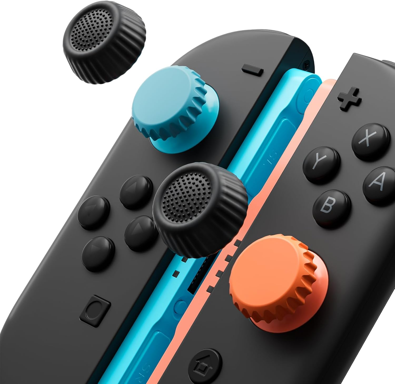 COOWPS Switch 2 Thumb Grips for Nintendo Switch 2 (2025) and Pro Controller, Anti-Slip Silicone Joystick Cover, Comfort Ergonomic Design Thumb Grip Caps for Switch 2