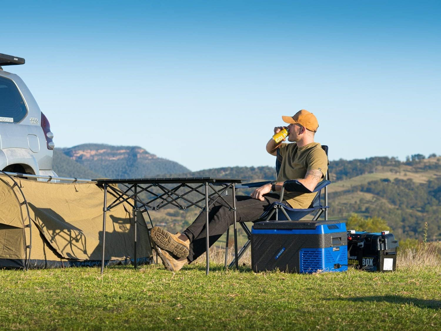 Adventure Kings Escape 30 Portable Camping Fridge/Freezer + Fridge Cover image number 2