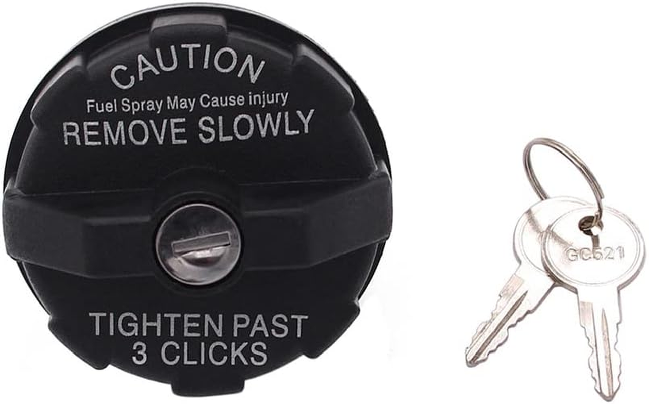 Baceyong Fuel Tank Gas Cap with Keys Compatible with Jeep Wrangler TJ Compatible with DODGE1984-2000 image number 3