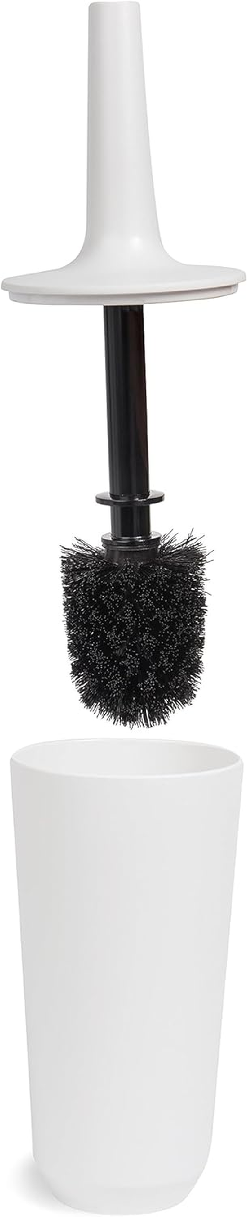 Umbra Corsa Toilet Brush with Holder, White Bath image number 5