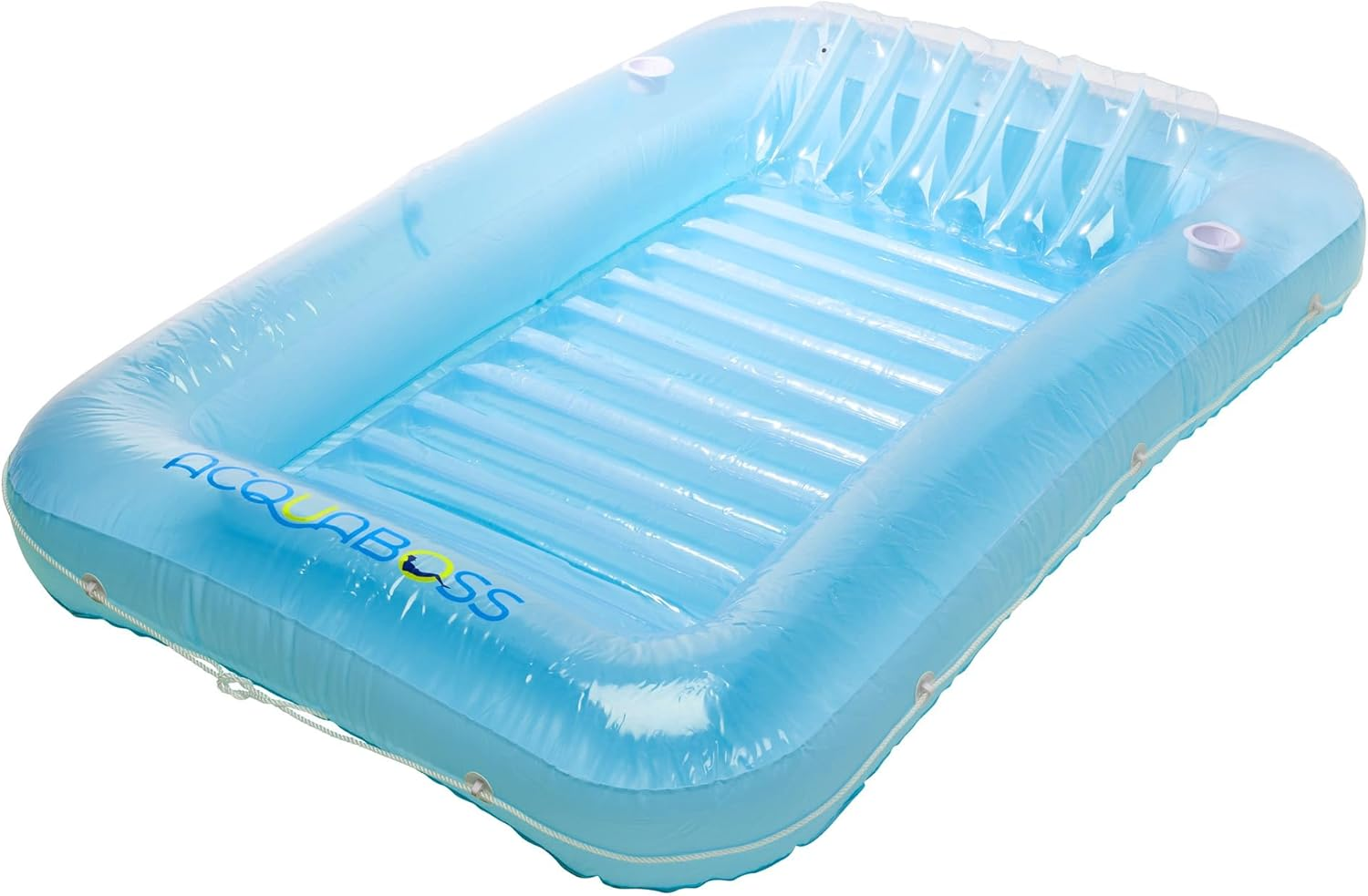 Inflatable Tanning Sun Bed &ndash; Extra-Large Pool Lounger for 2 Adults | Floating Sun Bed, Backyard Mini Pool & Water Lounge | Includes Pillow & Repair Patch | 210X140Cm & 160Kg Capacity image number 1