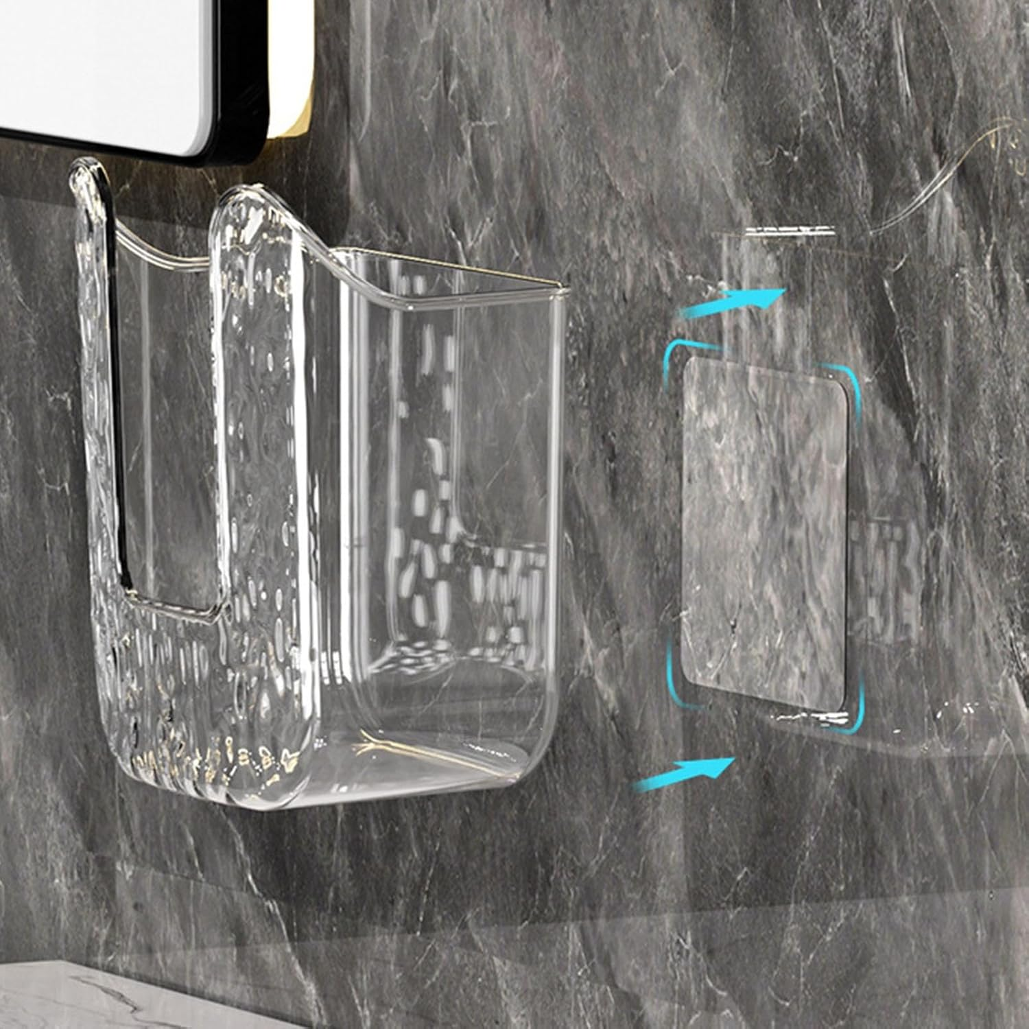 Bathroom Tissue Dispenser, Wall Mounted Wipes Box, Glove Storage Holder, Refillable Heavy Duty, Kitchen Organizer Accessories for Home Front Door Medical and Offices image number 5