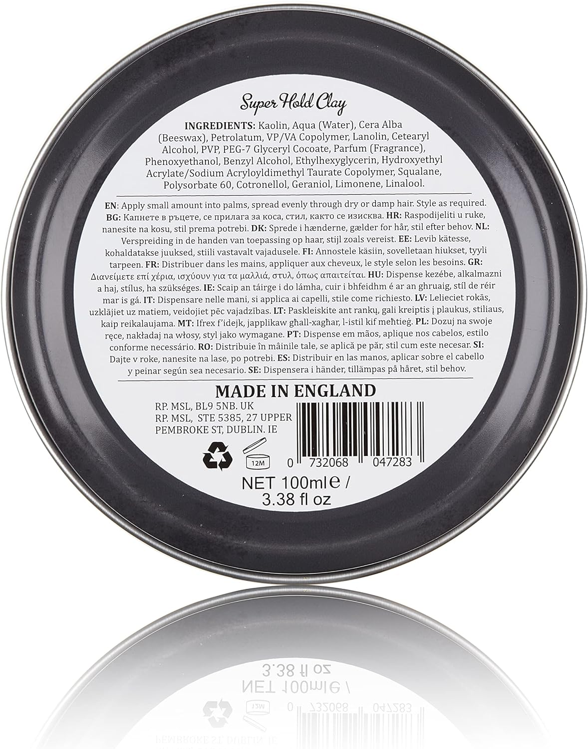 DAPPER DAN SUPER HOLD ULTRA MATTE CLAY 100ML image number 6
