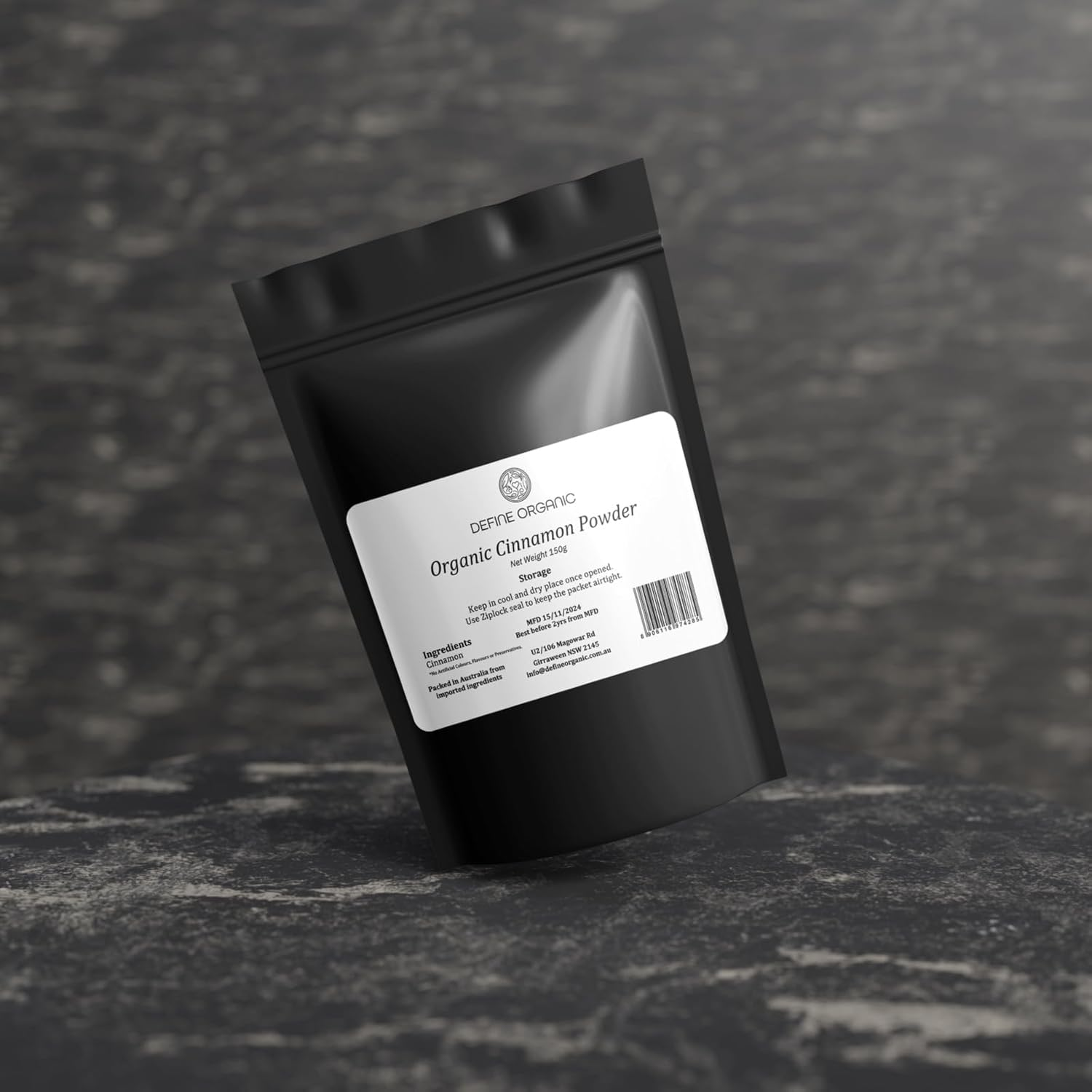 Organic Cinnamon Sticks Powder 150 Gram image number 1