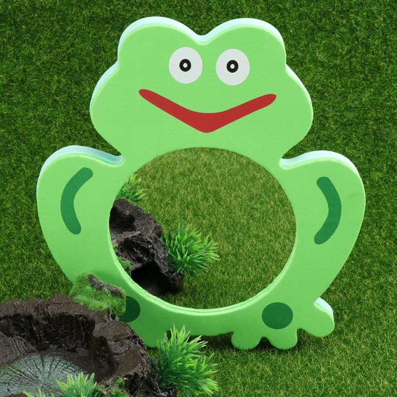 4 Pcs Frog Bath Mirror Kidcraft Playset Bath Time Baby Toys Kid Toys Funny Bath Time Toys Toddler Bath Toys Interactive Baby Bath Toys Bathtub Toys Child Animal Clockwork Eva image number 4