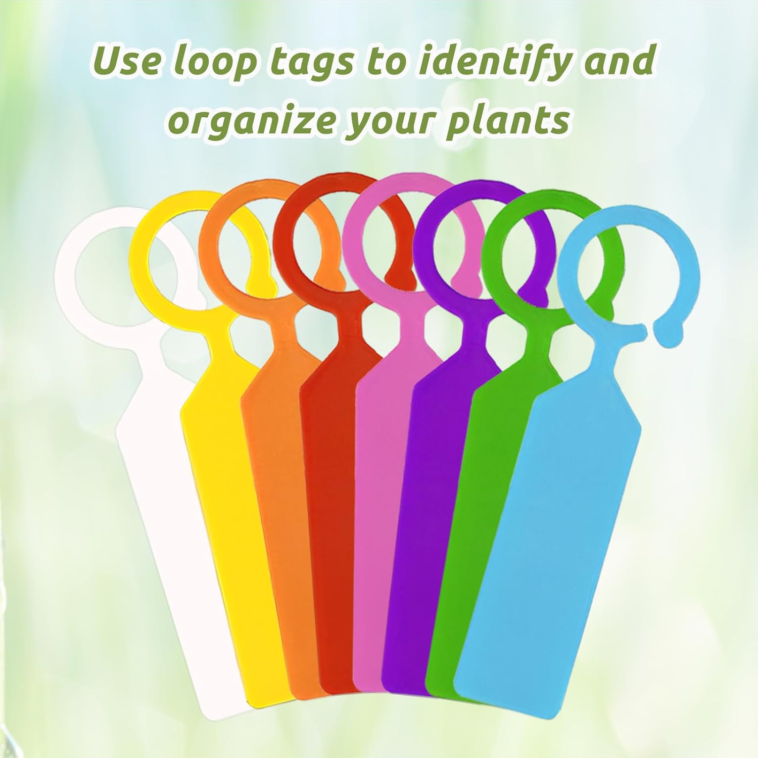 160 PCS Plastic Plant Labels, Plant Tags for Outdoor Garden Waterproof, Hanger Tags for Plants, Potted Plants, Nurseries, Trees, Gardening (Colorful) image number 4