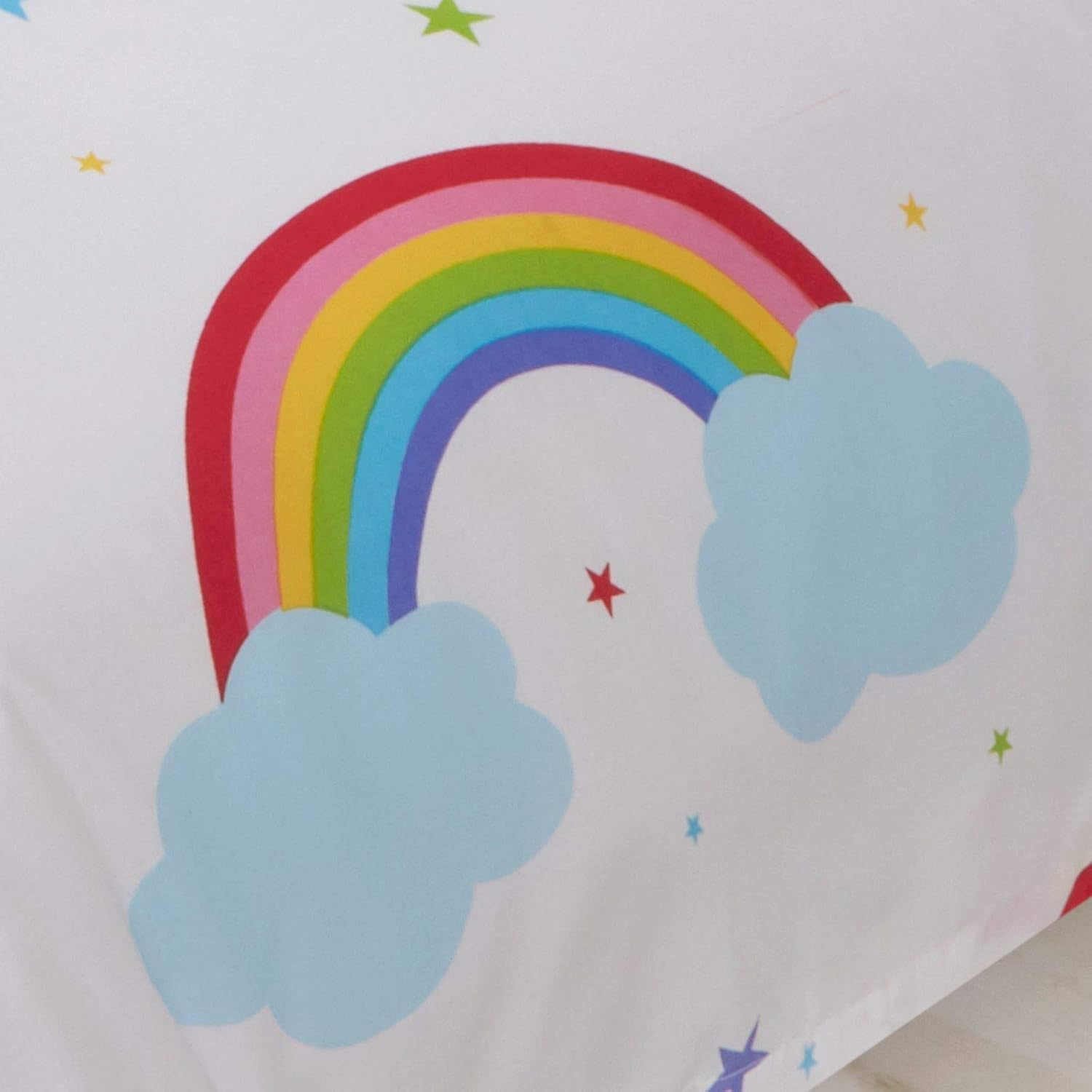 Rainbow Sky UK Double Duvet/Doona Cover and Pillowcase Set image number 2
