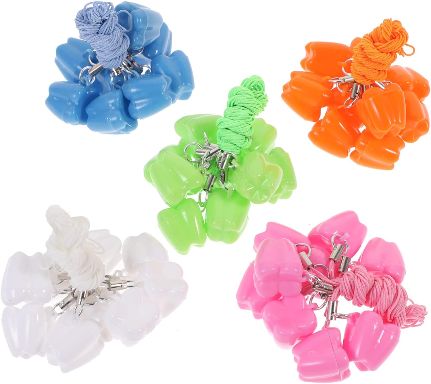50Pcs Baby Tooth Storage Case Organizer for Children, Plastic First Tooth Keepsake Box Suitable for Souvenir Collection and Storage Random Color image number 3