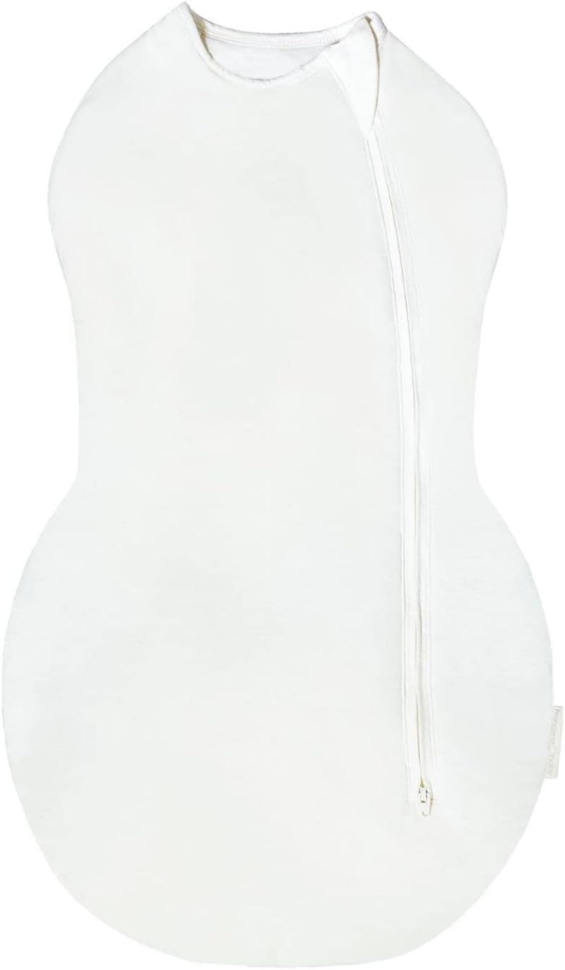 Happiest Baby Sleepea Comforter Swaddle - 100% Organic Cotton Baby Swaddle Blanket - Doctor Designed Promotes Healthy Hip Development (Graphite, Medium)