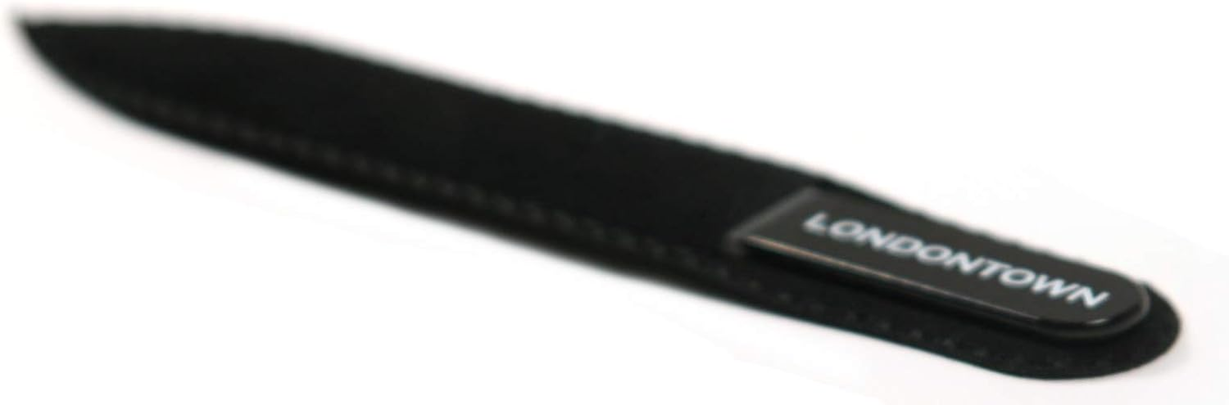 LONDONTOWN Black Glass Nail File, 0.48 Oz.