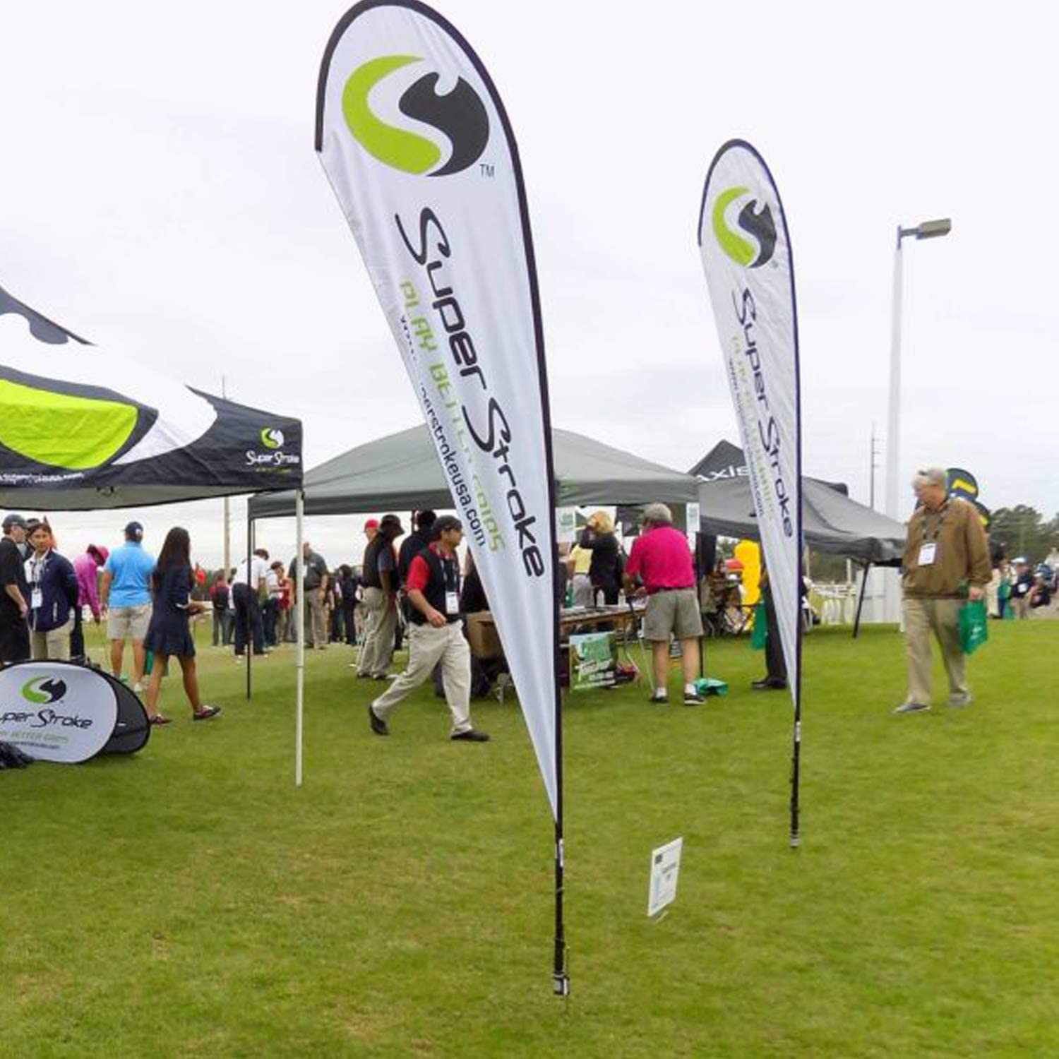 Anley 19.5-Inch Ground Stake - Stainless Steel Spike with Sleeve Bearing - Fits Flutter Banner Flag Poles with a 0.65" Inner Diameter - Feather Flagpole and Flag Not Included, Stake Only image number 4