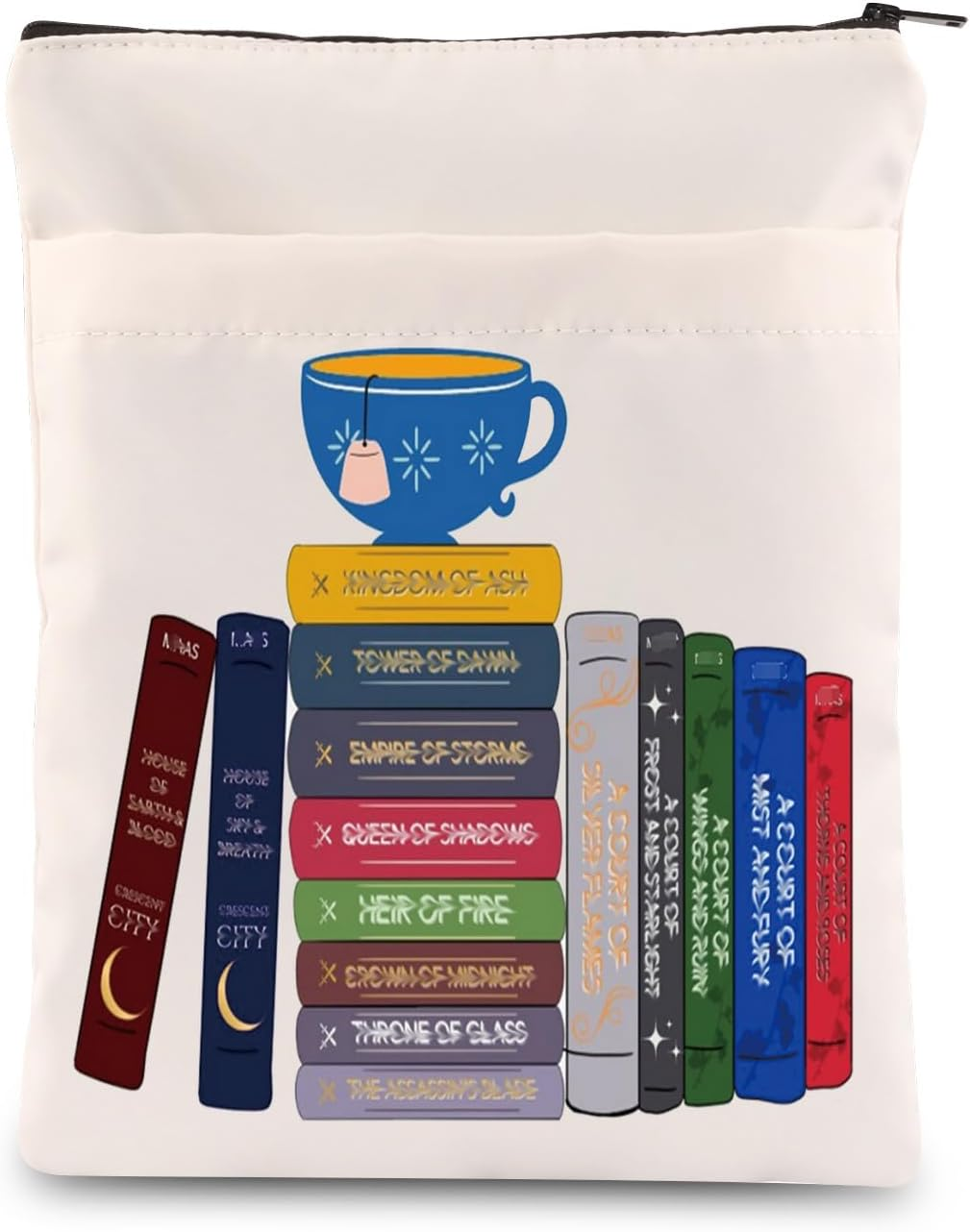 KEYCHIN Velaris City of Starlight Novel Inspired Book Sleeve Booktok Bookbestie Gift Novel Series Book Cover Protector for Bookish Bookaholic (Kingdom of BS) image number 1