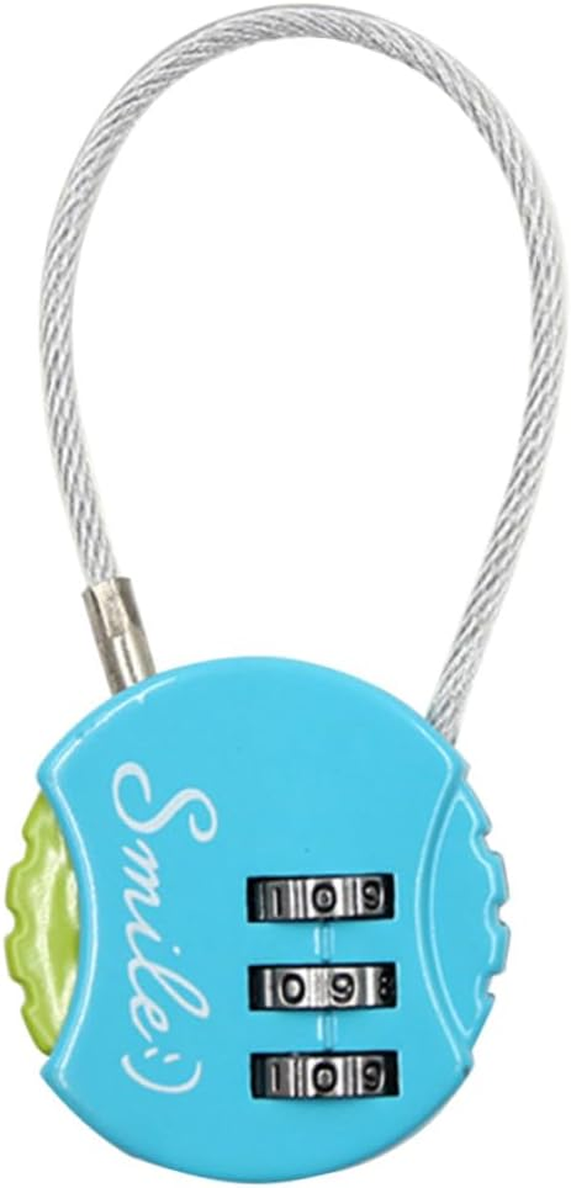 FIXOSHEE 2Pcs Steel Wire Dial Locks for Luggage and Backpacks Antitheft Password Suitcase Locks Multipurpose Outdoor Random Color Random Color image number 2