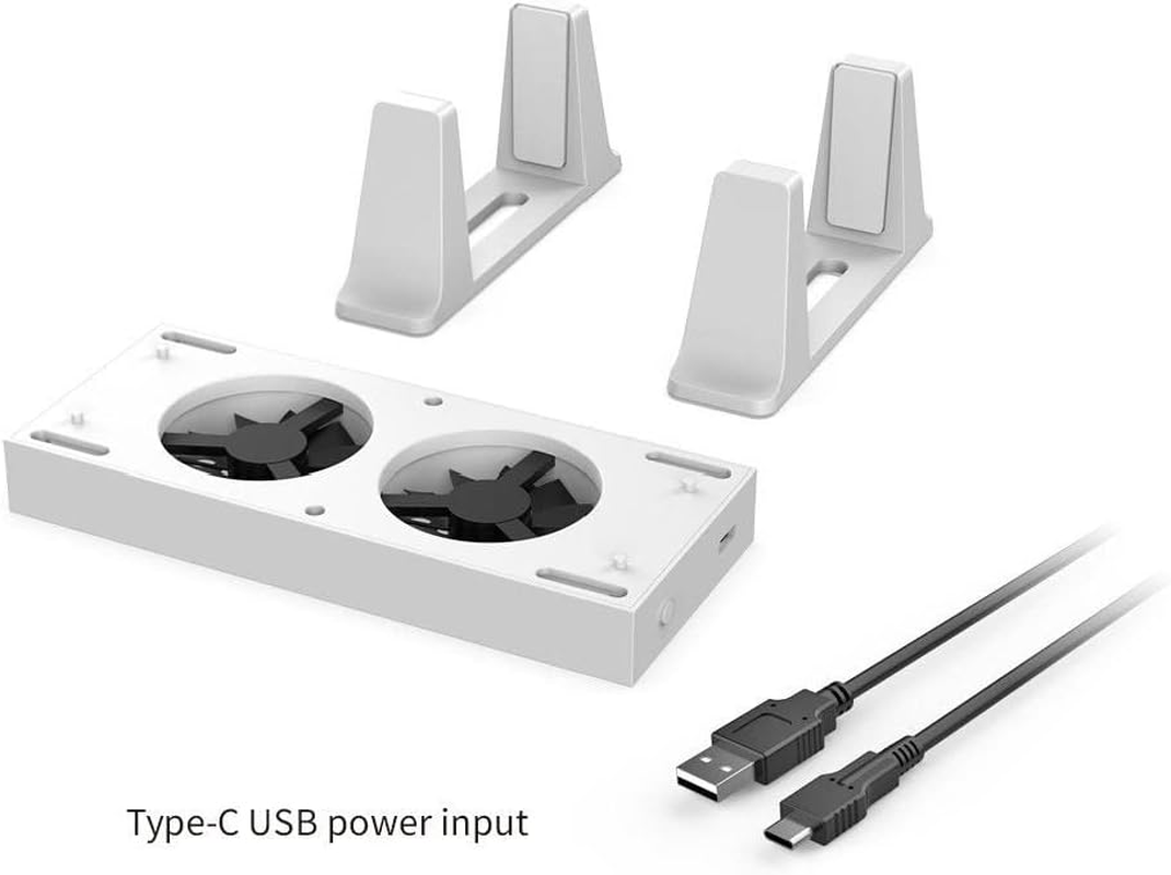 Vertical Cooling Stand Holder External Cooler 2 USB Ports Fans 3 Speeds for Xbox Series S Console Accessory Spare Part image number 1