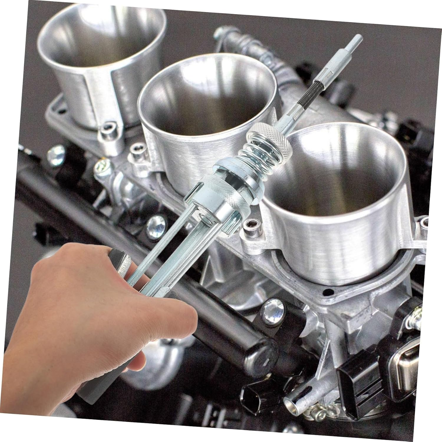 HOMSFOU Engine Cylinder Tool Adjustable Piston with Three-Jaw Design for Internal Grinding Versatile Honing Efficient Polishing and Easy image number 3