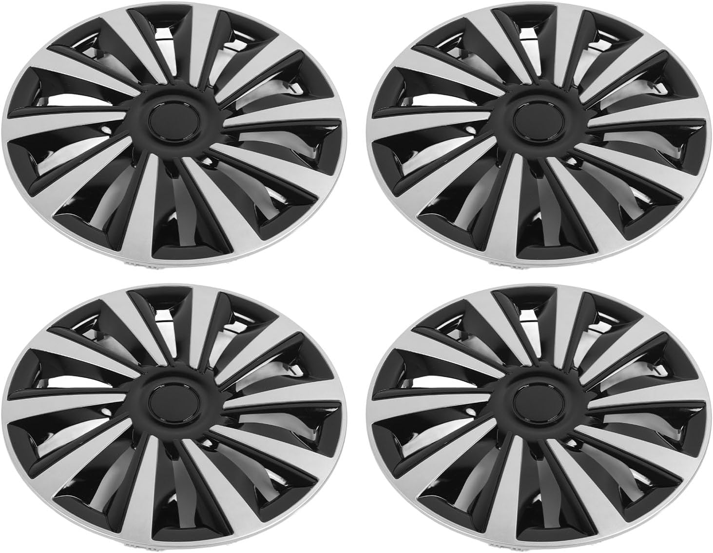4Packs Hub Caps, 15 Inch Hubcap Wheel Cover, Automotive Wheel Tire Covers, Fit for V40, R15 Rim Set, Snap on Replacement Exterior Accessories image number 5