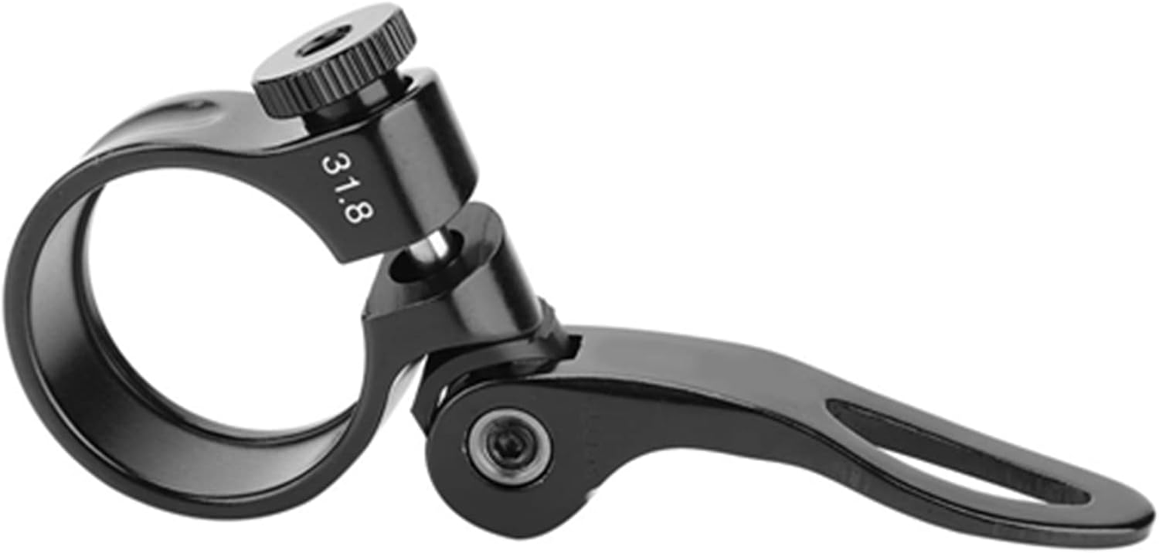 CX-18 Easy Installation Post Clamp for Road Bike Quick Release Seatpost Clamp Black (31.8Mm)