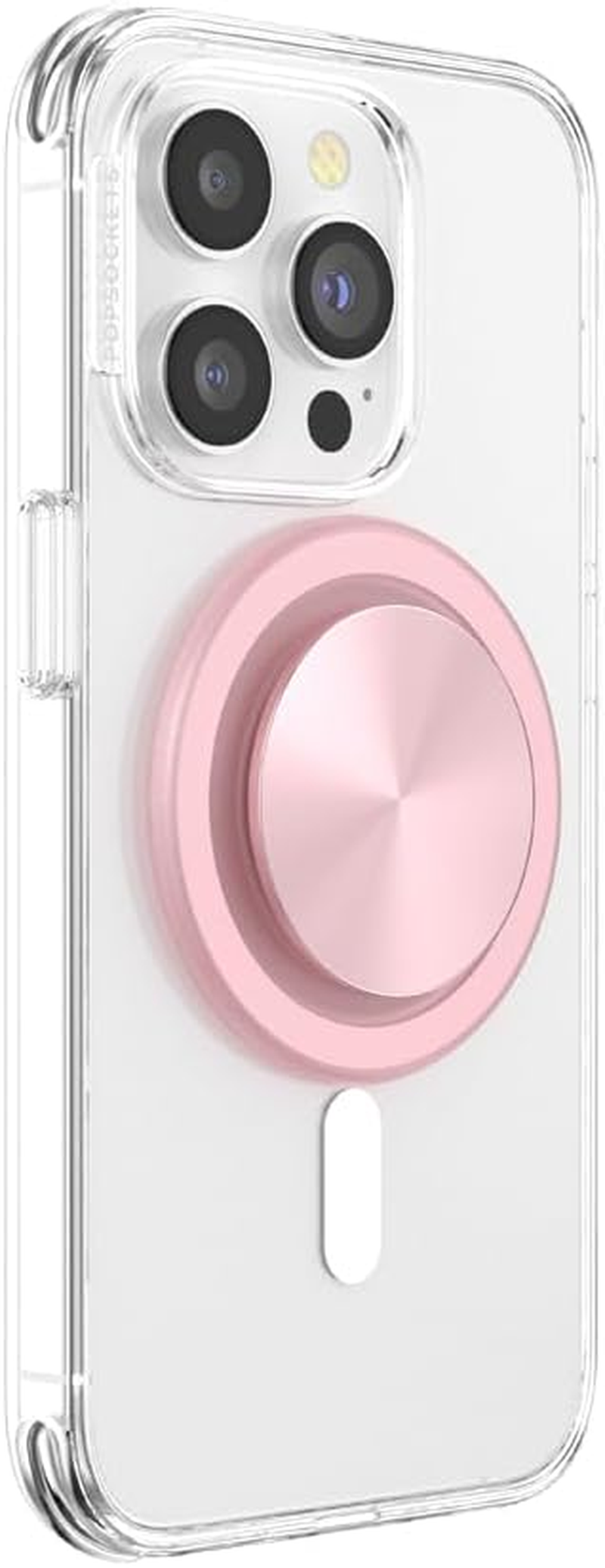 Popsockets round Phone Grip Compatible with Magsafe, Adapter Ring for Magsafe Included, Phone Holder, Wireless Charging Compatible, Aluminium - Dusty Rose image number 5