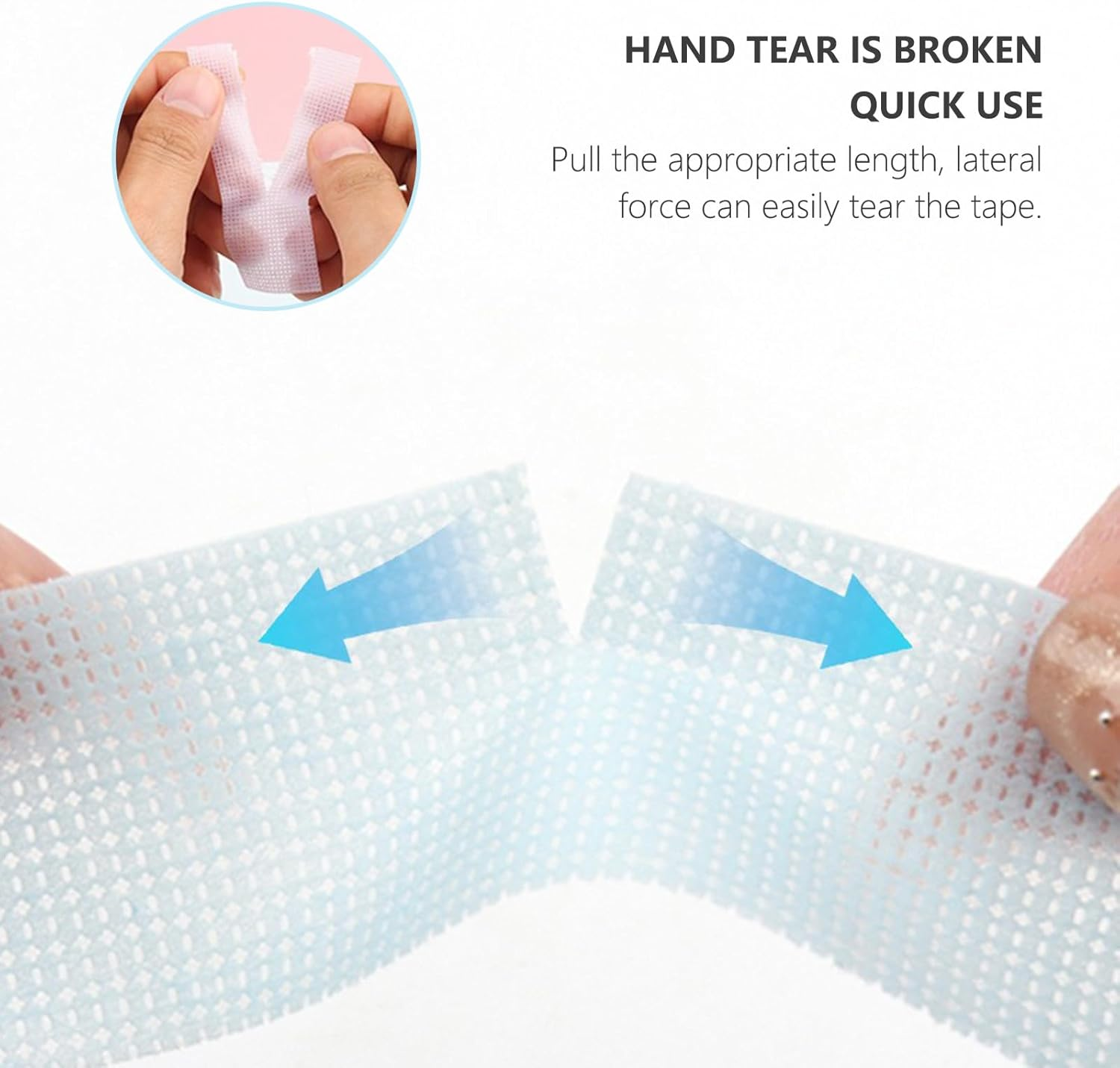 Lash Tape for Eyelash Extensions Eyelash Tape Silicone Gel, Breathable Mixcolor Lash Tape for Sensitive Skin with Pain-Free Removal, 4 Rolls (0.5In X 4Yd), Ideal for Pro Lash Beauty Kits image number 4