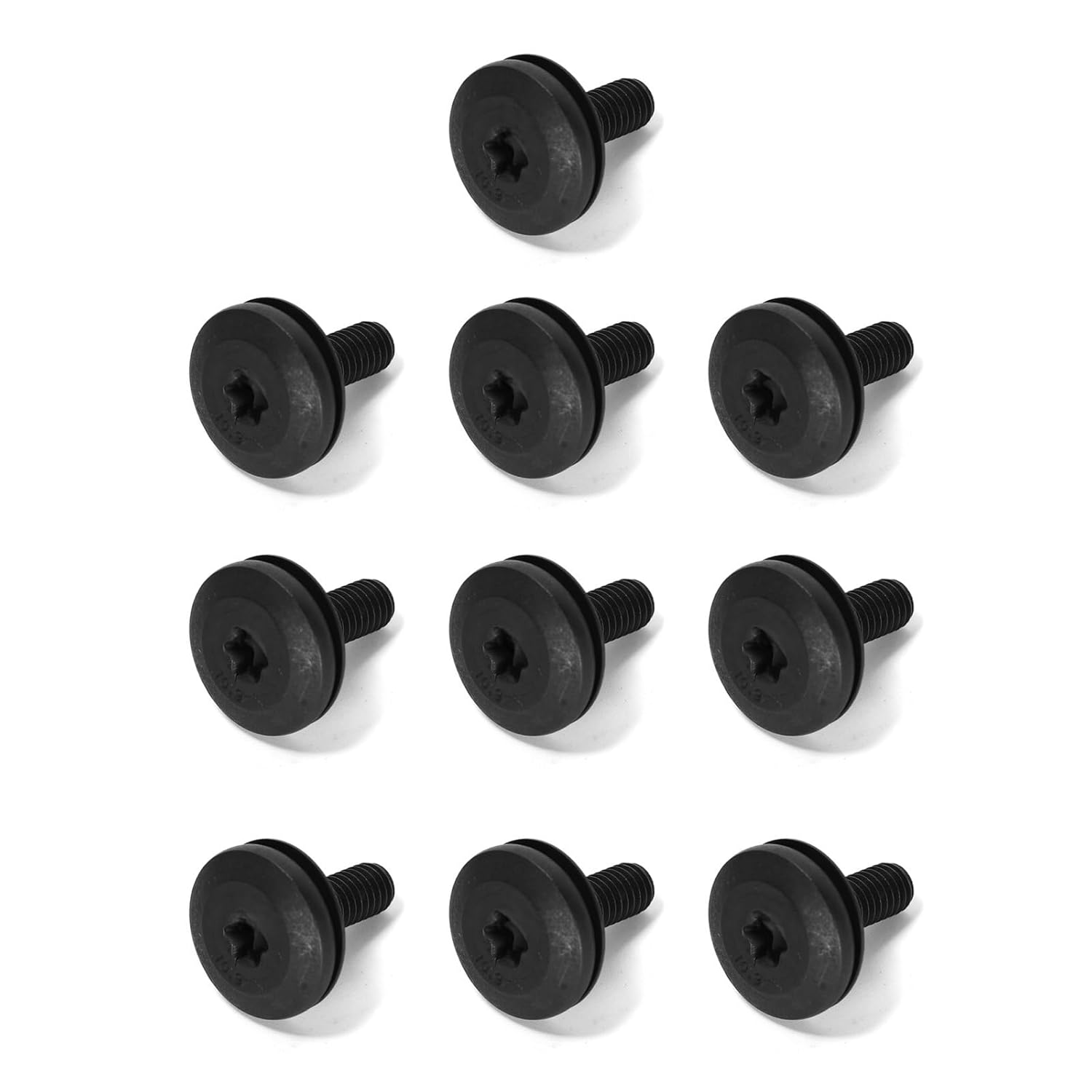 10Pcs Automotive Engine Bay Headlight Bolt Screw Inner Flower OE: 07146959923 Compatible with BMW 1 Series E81 E82 E87 /3 Series E36 E90 E90N E91 E92 Etc image number 1