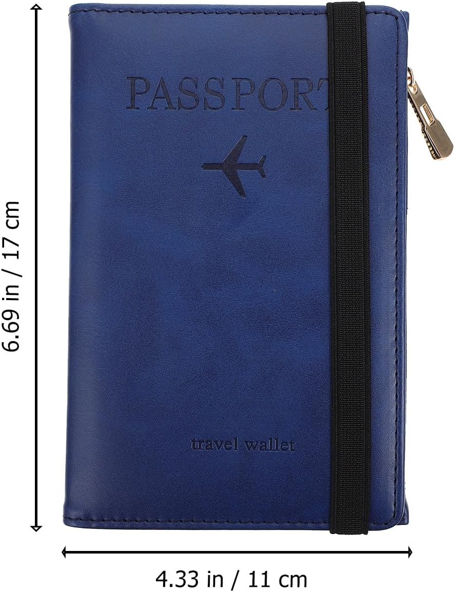 LIGIGWASH Passport Cover Certificate Holder Slim Pu RFID Blocking Travel Accessory for Secure Document Storage image number 6