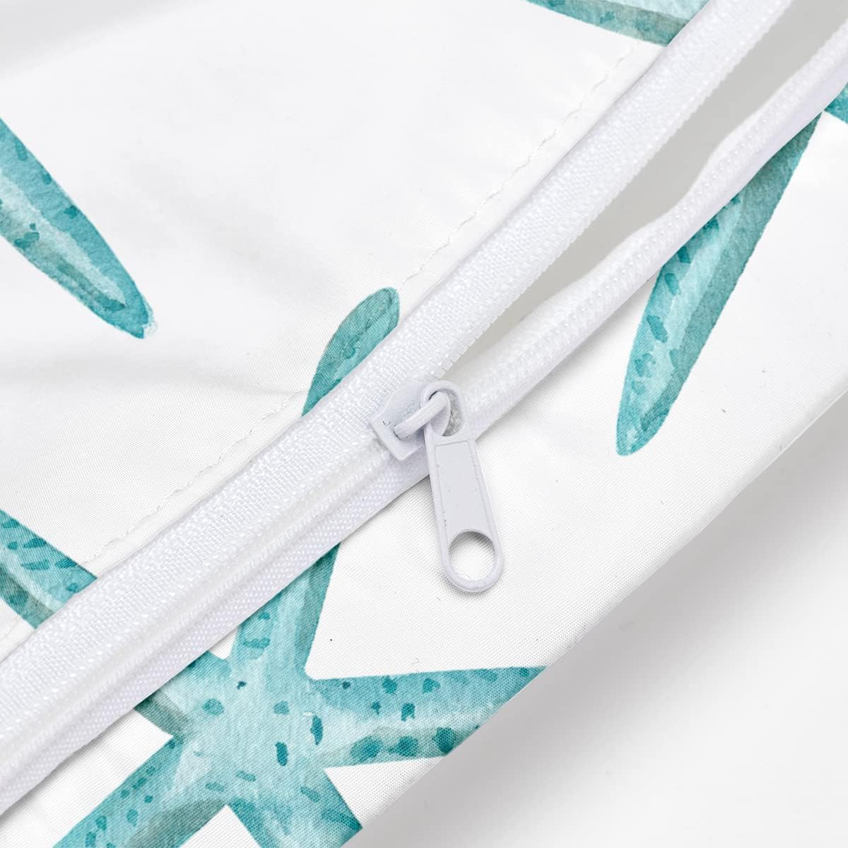 Zcyxuuw Wet Bag, Wet Dry Bag, Wet Bag for Swimsuit, Travel, Beach, Pool, Diapers, Dirty Yoga Gym Clothes, Makeup Bag, Waterproof Reusable Beach Bag Ocean Decor Starfish Sea Horse Anchor - Starfish-02 image number 3