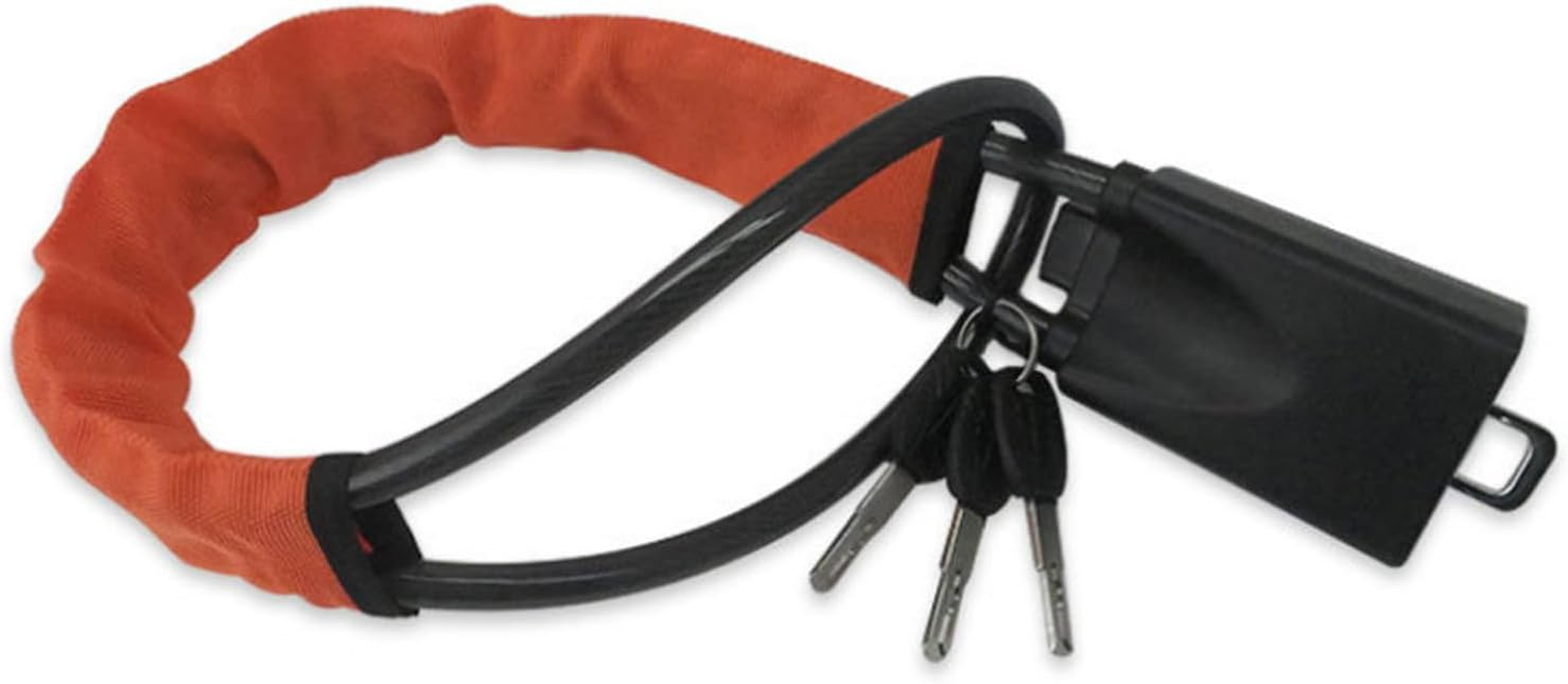 Universal Steering Wheellock,Universal Fit Most Vehicles with Seat Belt Buckles Sturdy Lock for Car Truck SUV Van Security with 3 Keys (Red)