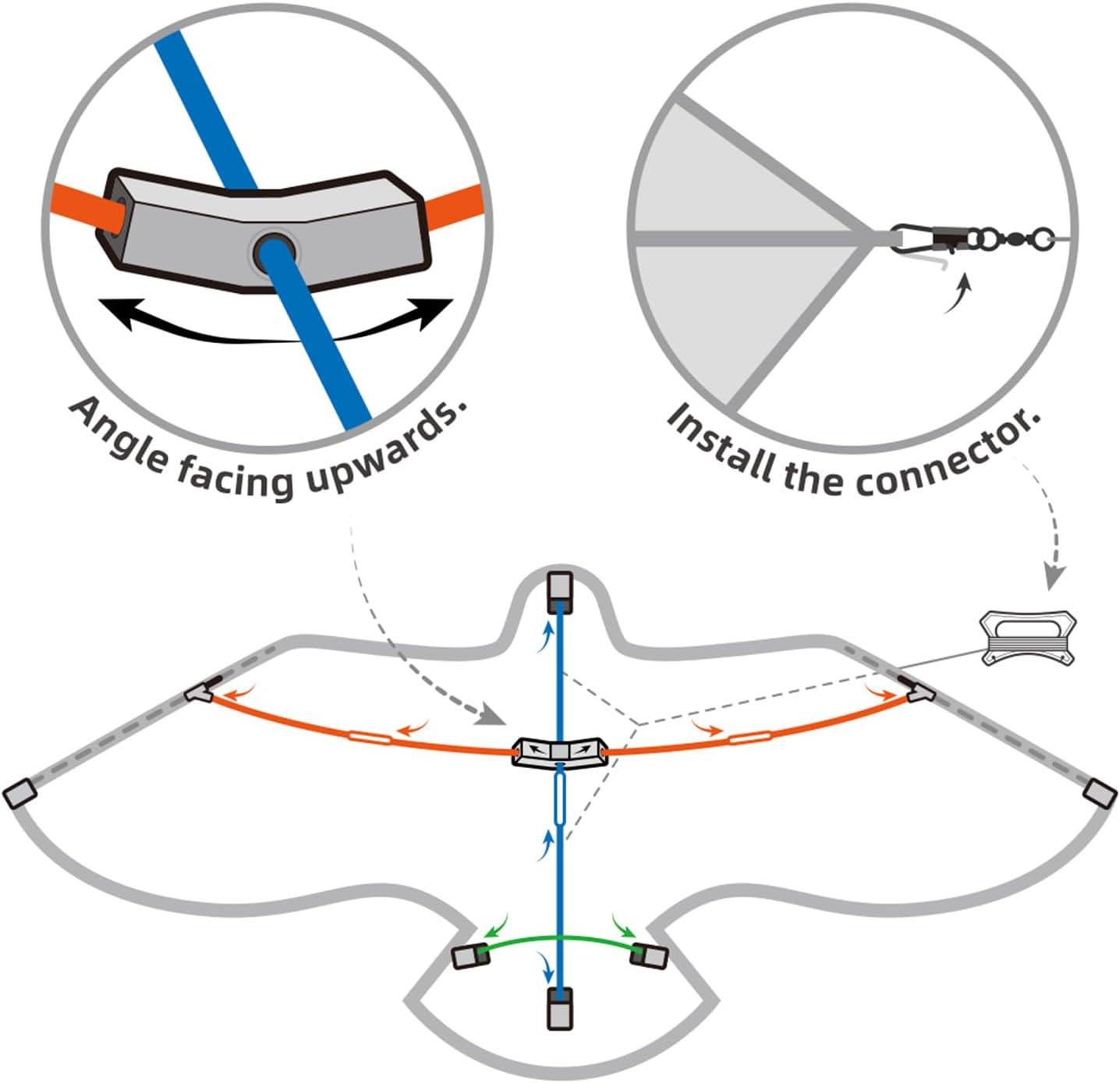 Sgftre Kite for Kids and Adults, Large Eagle Kite for Boys and Girls, Easy to Fly for Beginners, Kite Toys for Beach Trips, Park Outdoor Activities image number 3