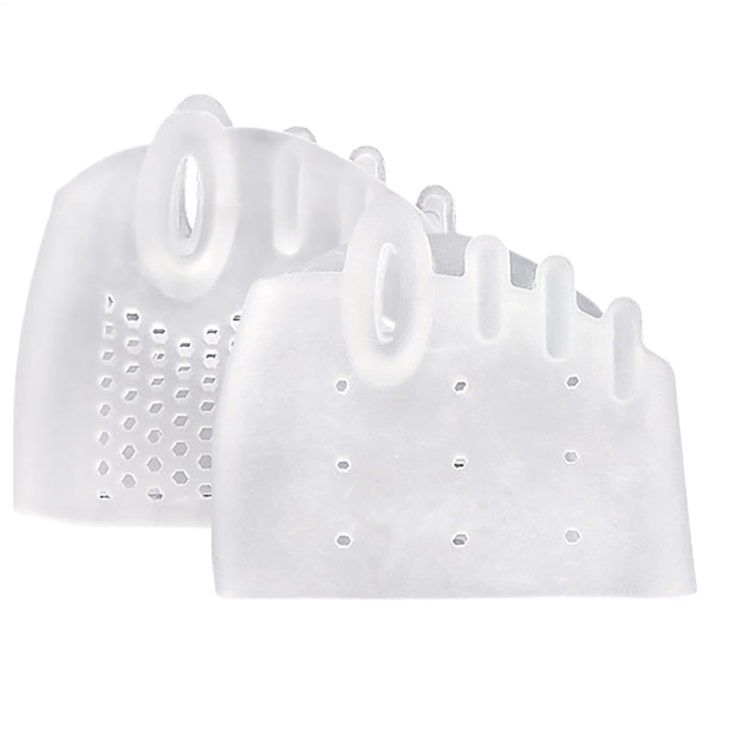 Silicone Toe Spacers - Silicone Five-Hole Toe Splitter - Five-Hole Design Correction Tool for Gym, Travel, Business Trip, and Home