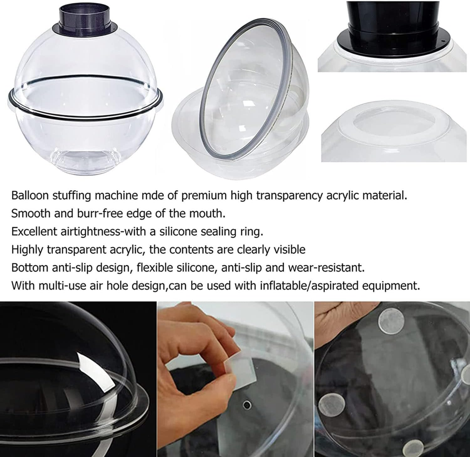 Balloon Stuffing Machine and Expander Stuffer for Valentine Gift Rose Teddy Bears Bouquet Wedding Birthday Decoration - Electric Pump and Tool Kit Included image number 3