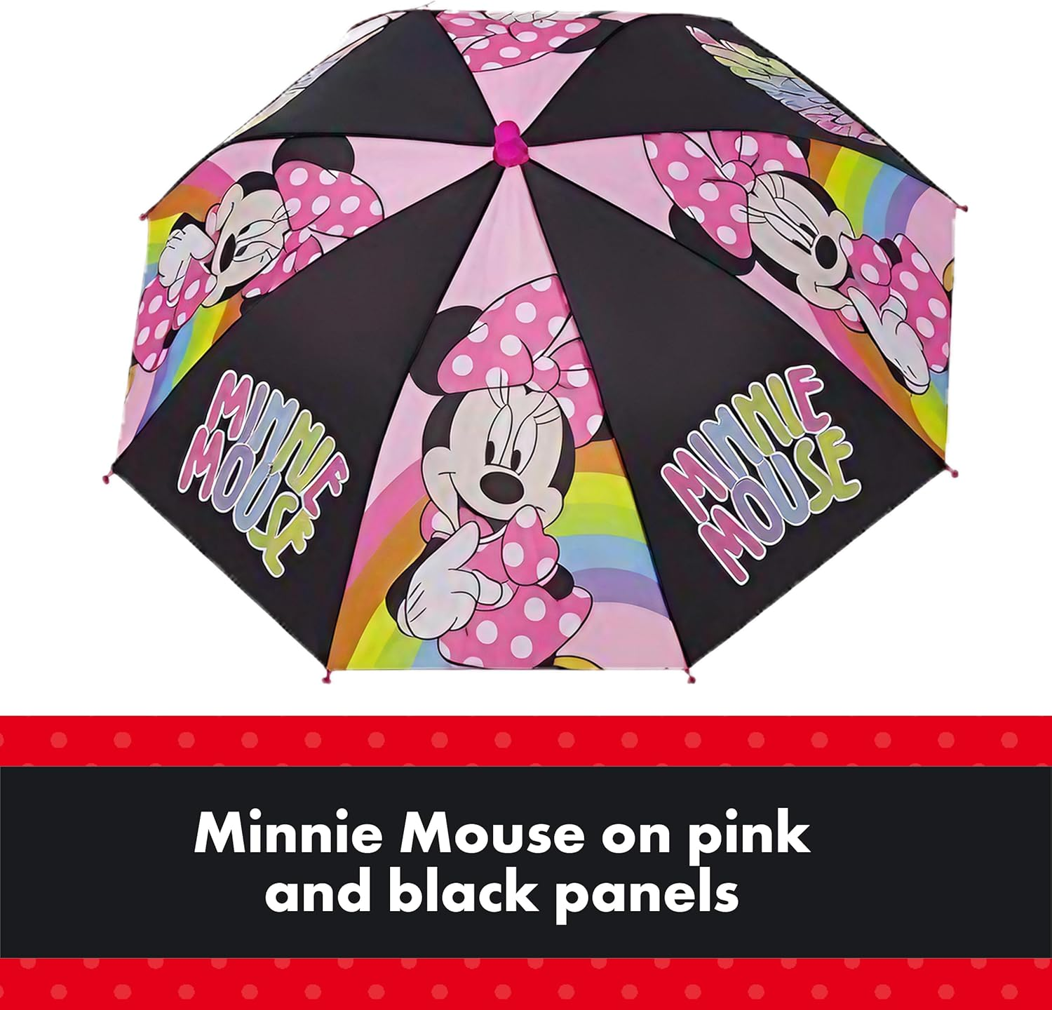 Disney Kids Umbrella, Frozen/Princess/Minnie Mouse Toddler and Little Girl Rain Wear for Ages 3-6 - Frozen Purple image number 5
