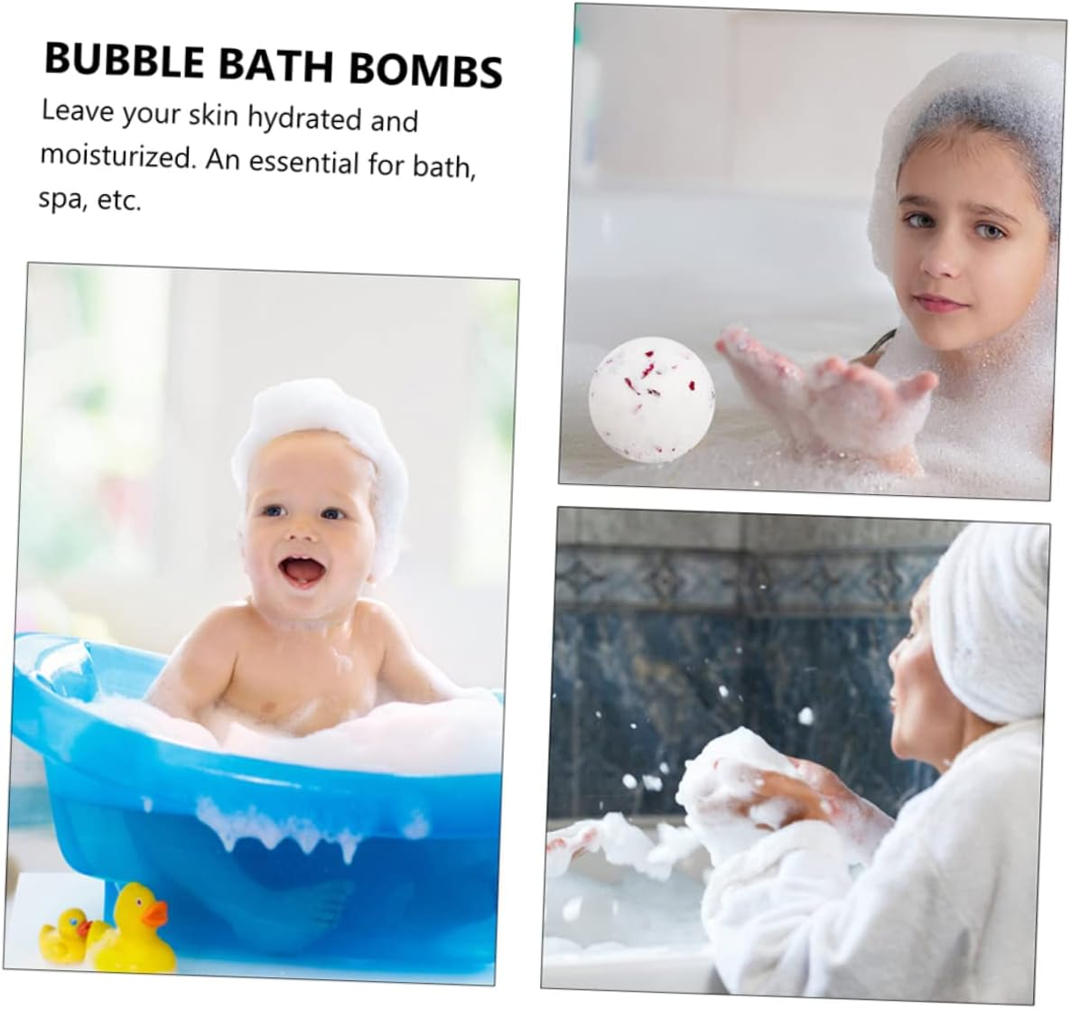 Ipetboom 2Pcs Balls Essential Oil Balls Bath (White) image number 1