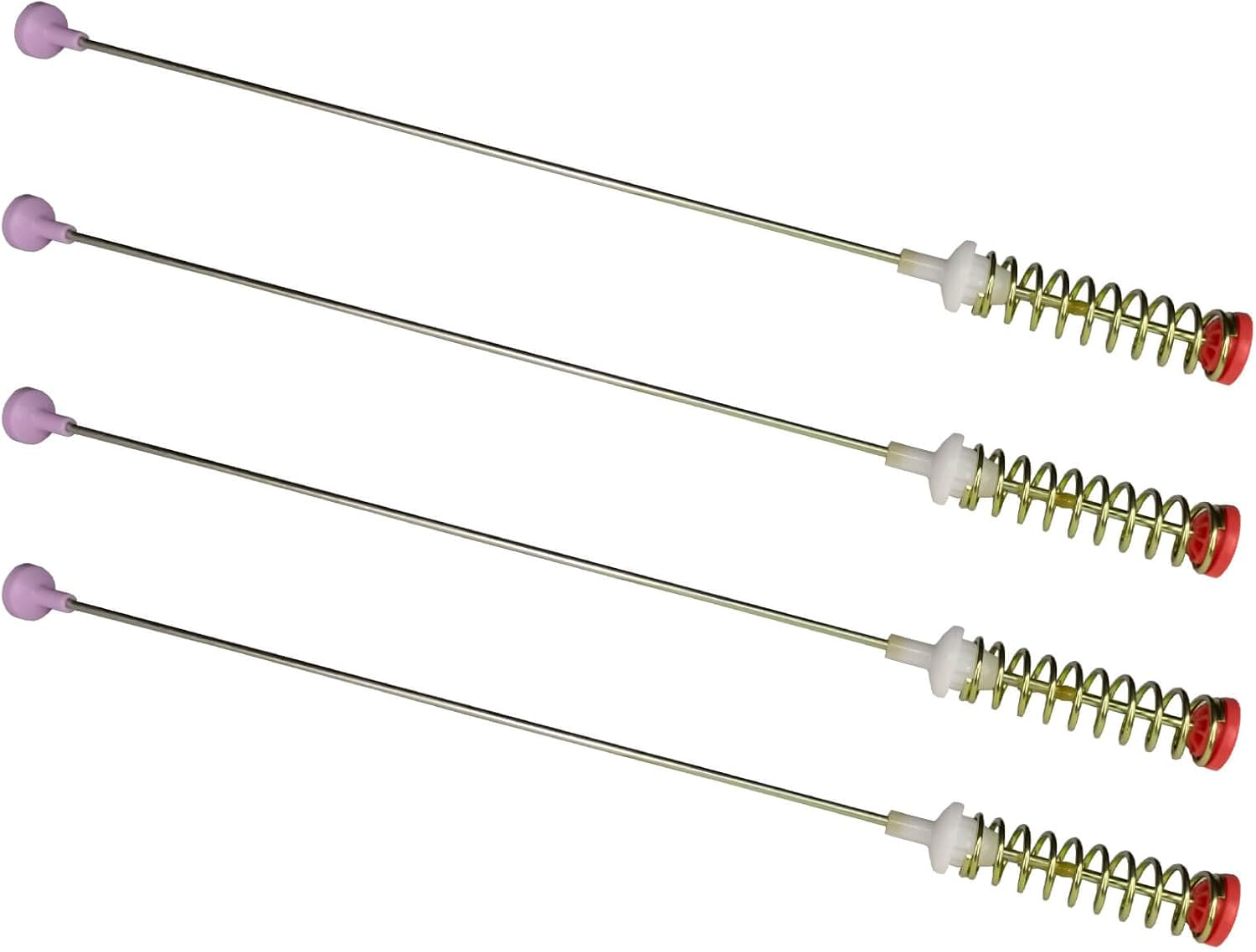 4X Suspension Rod Kit for Samsung DC97-16350E WA10J7750GW WA10H7200GP/SA WA10H7200GW/SA WA10J7750GW/SA WA406DJHDWR/SA WA455DRHDWR/SA WA456DRHDSU/SA