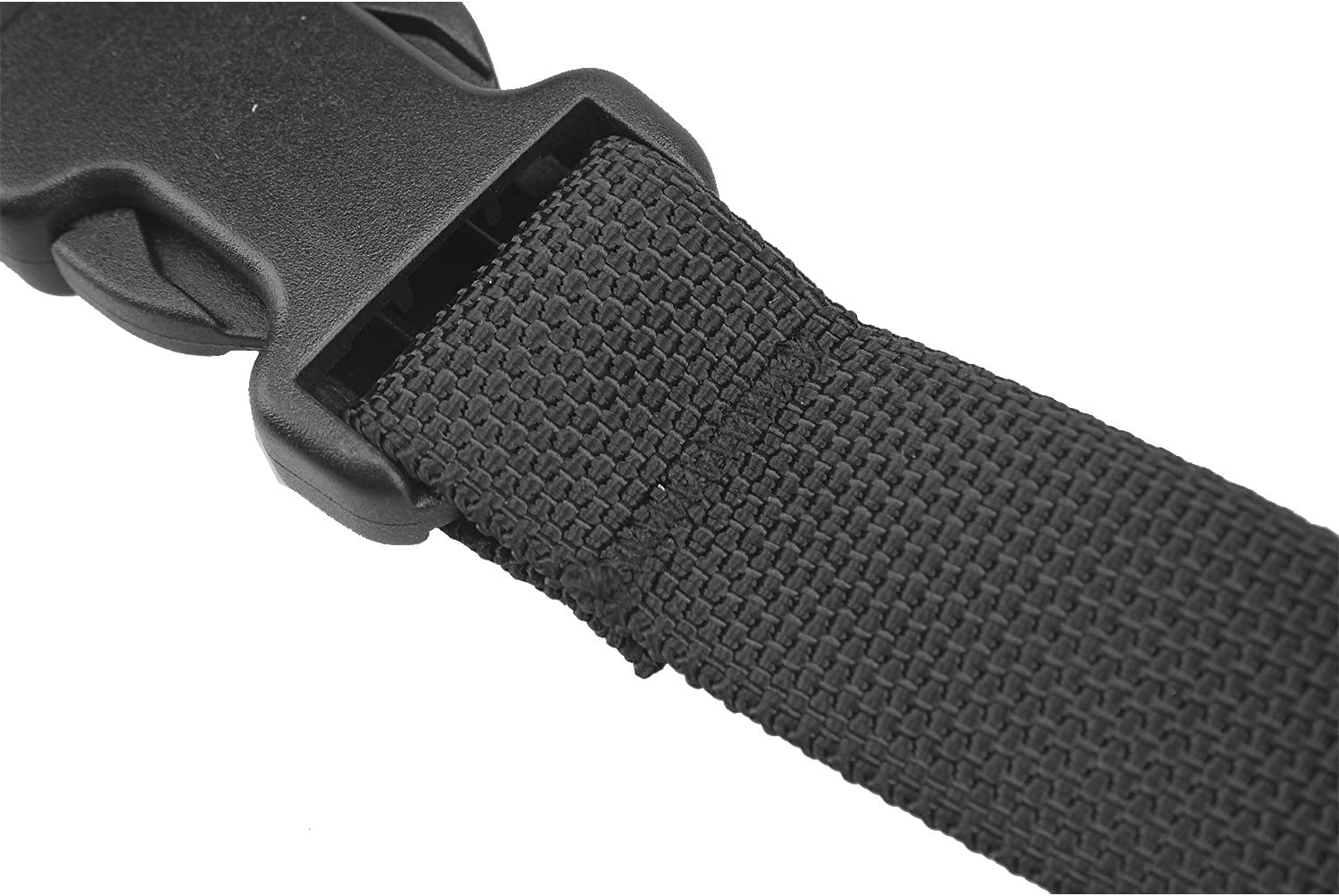 XTACER 1" Molle Backpack Accessory Strap Small Belt Luggage Straps Cover Strap Sleeping Bag Strap with Buckle - Black image number 4