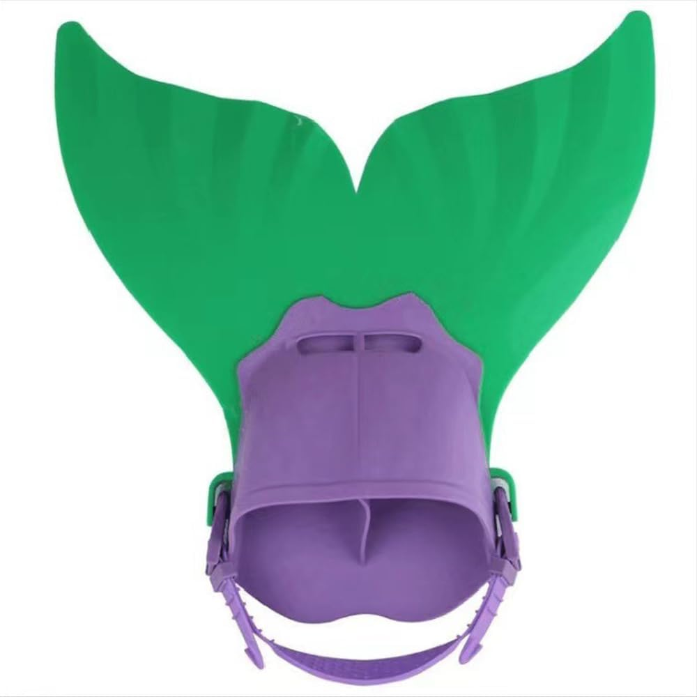 Adjustable Mermaid Tail Mermaid Tails Training Diving Swimming Flippers for Children and Adults Monofin Submersible Mermaid Fin Flippers